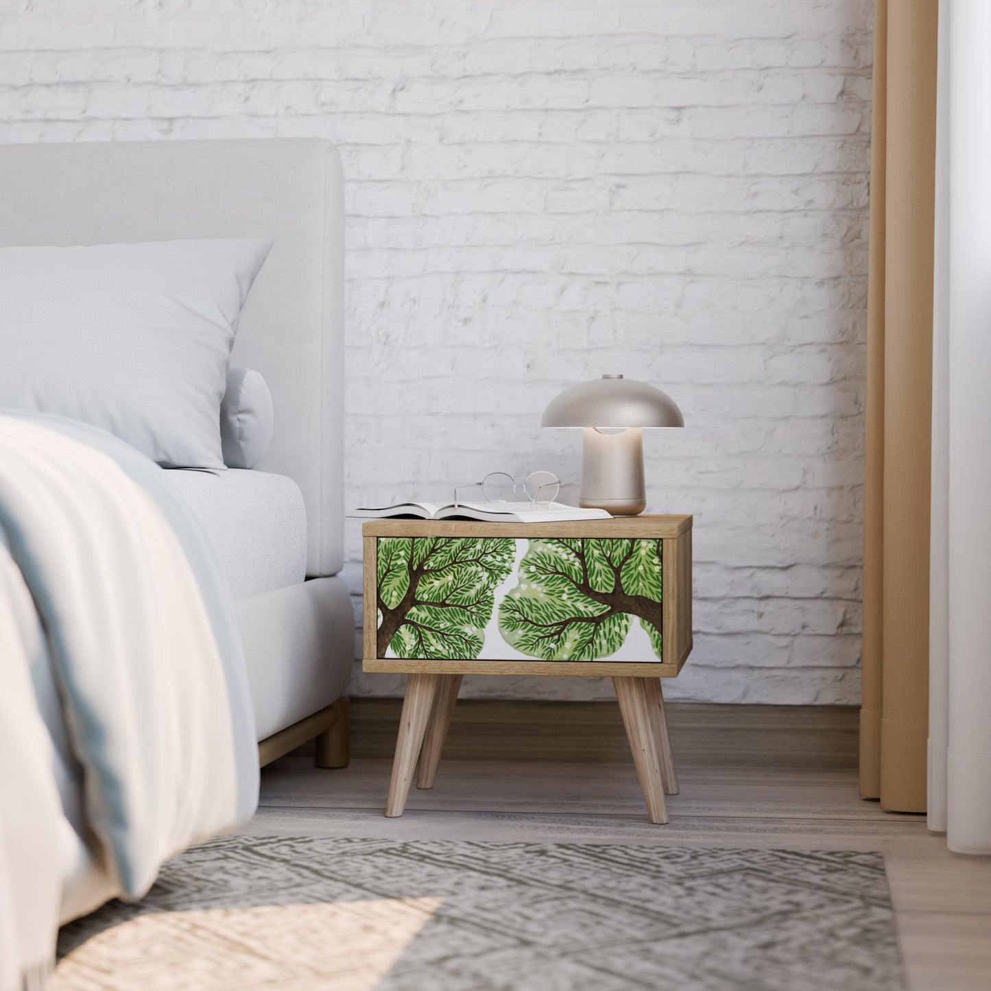 Comodino WILDERNESS DASH effetto rovere