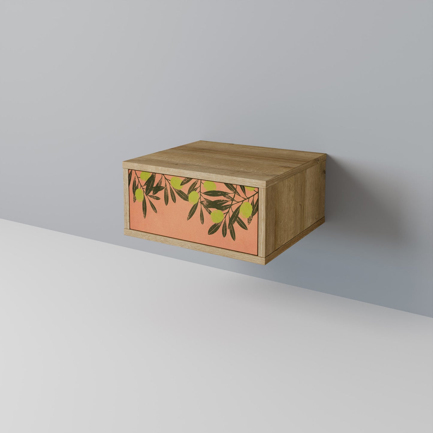 Comodino JUICY OLIVE in effetto rovere