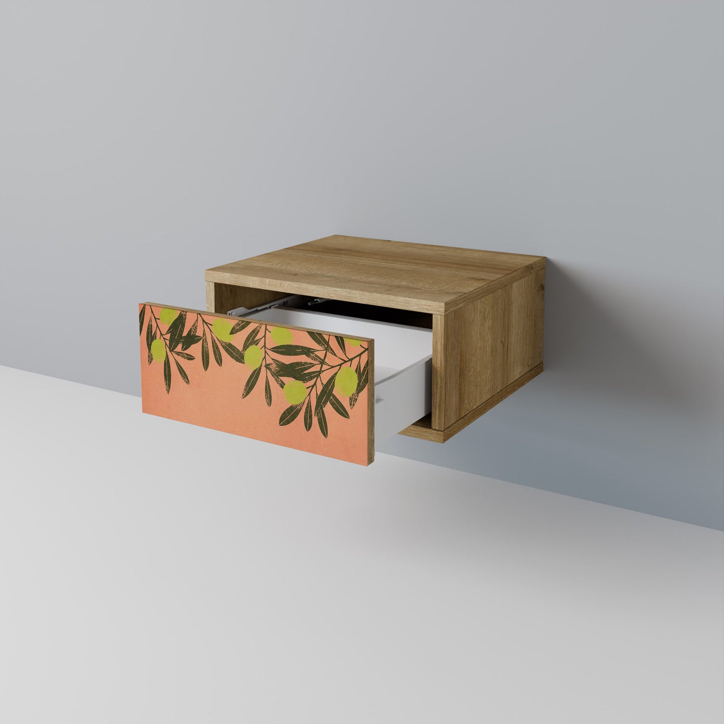Comodino JUICY OLIVE in effetto rovere