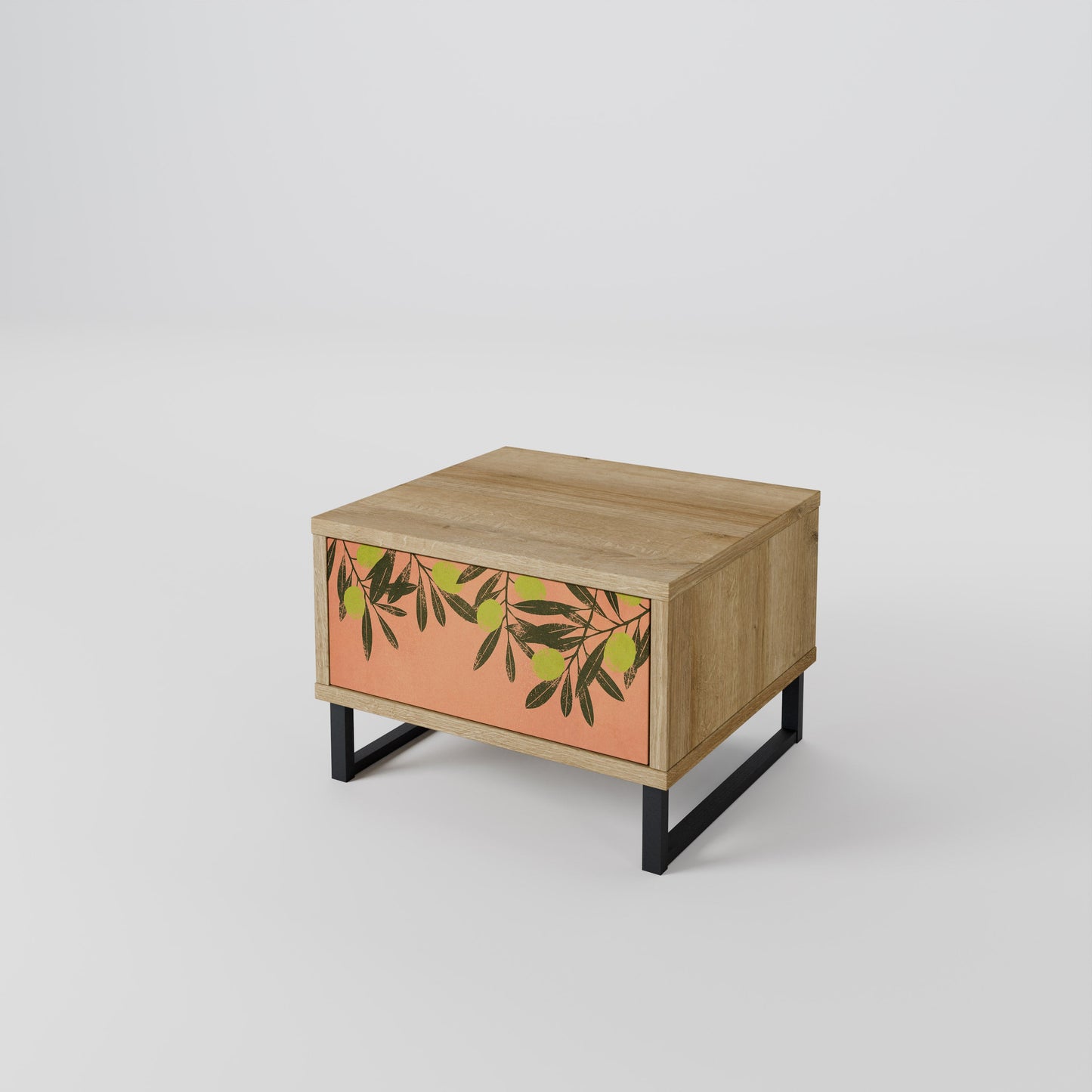 Comodino JUICY OLIVE in effetto rovere