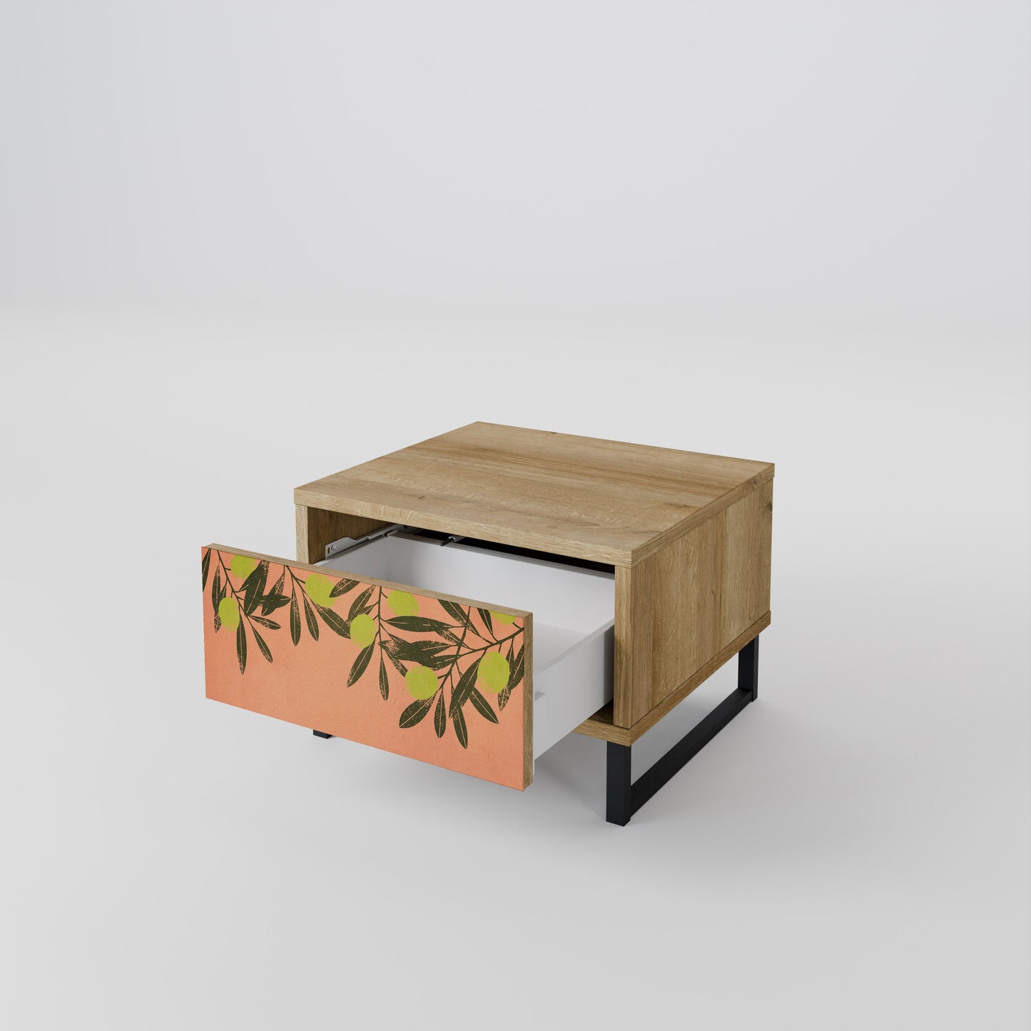 Comodino JUICY OLIVE in effetto rovere