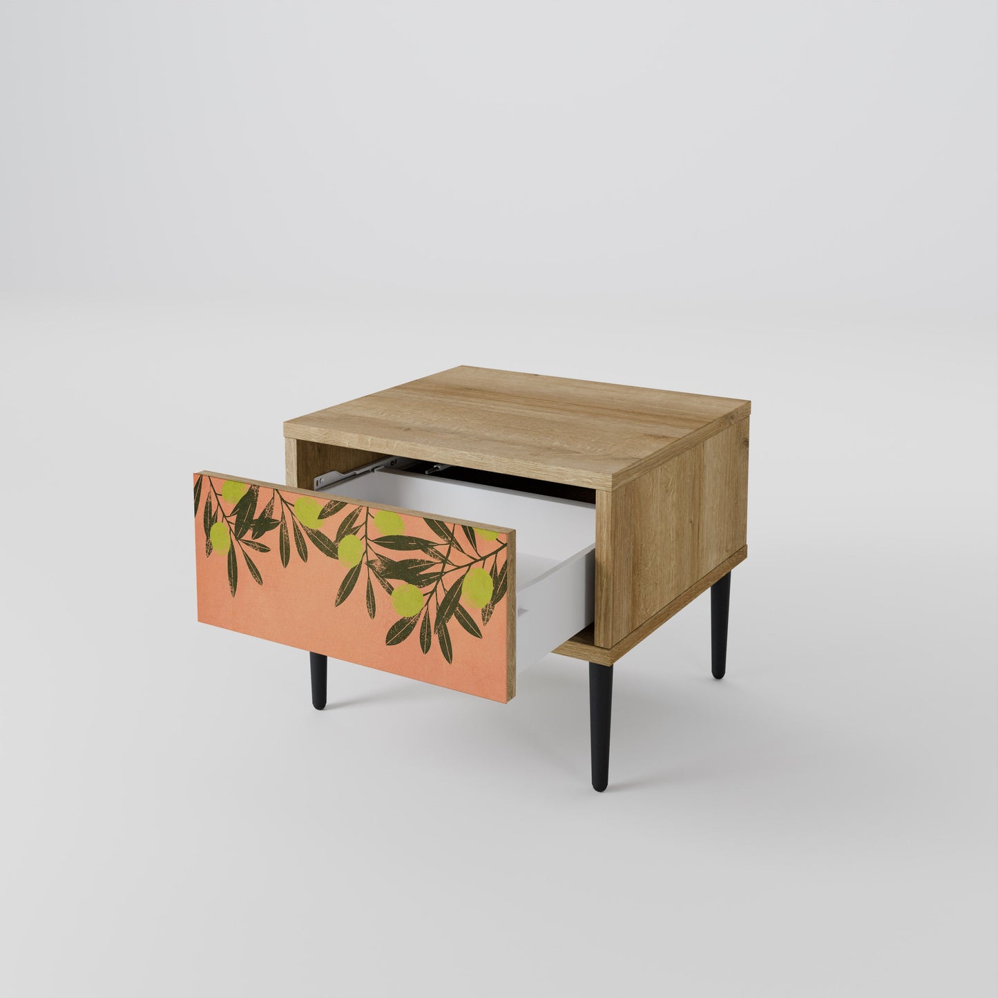 Comodino JUICY OLIVE in effetto rovere