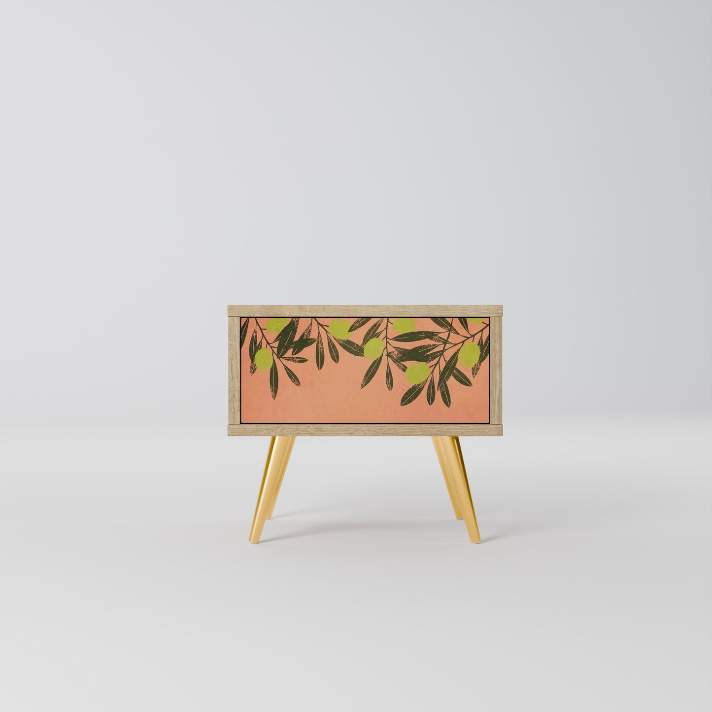 Comodino JUICY OLIVE in effetto rovere