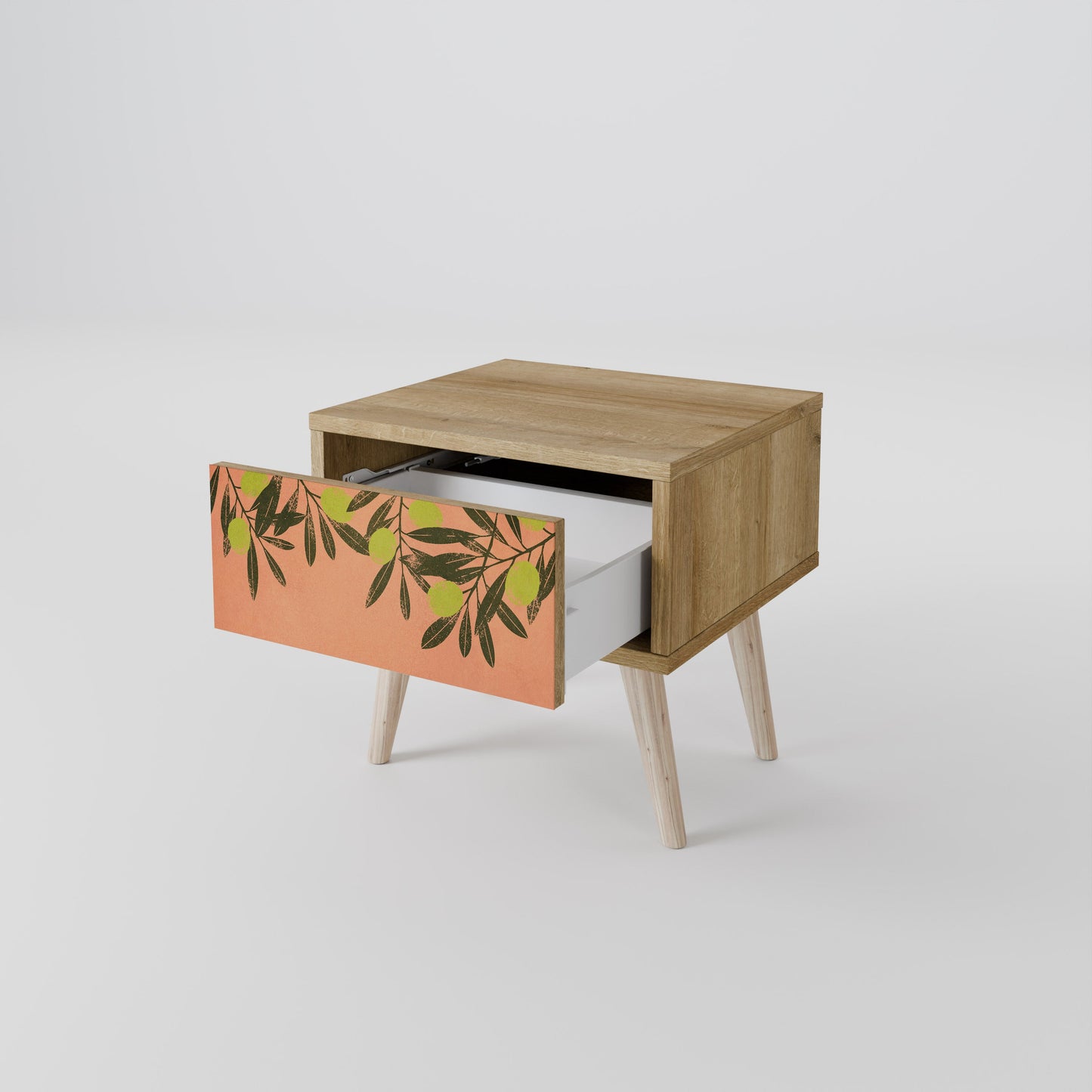 Comodino JUICY OLIVE in effetto rovere