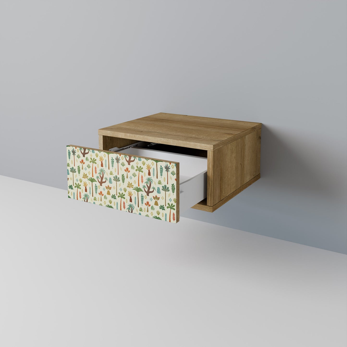 Comodino PALM SPRING in effetto rovere
