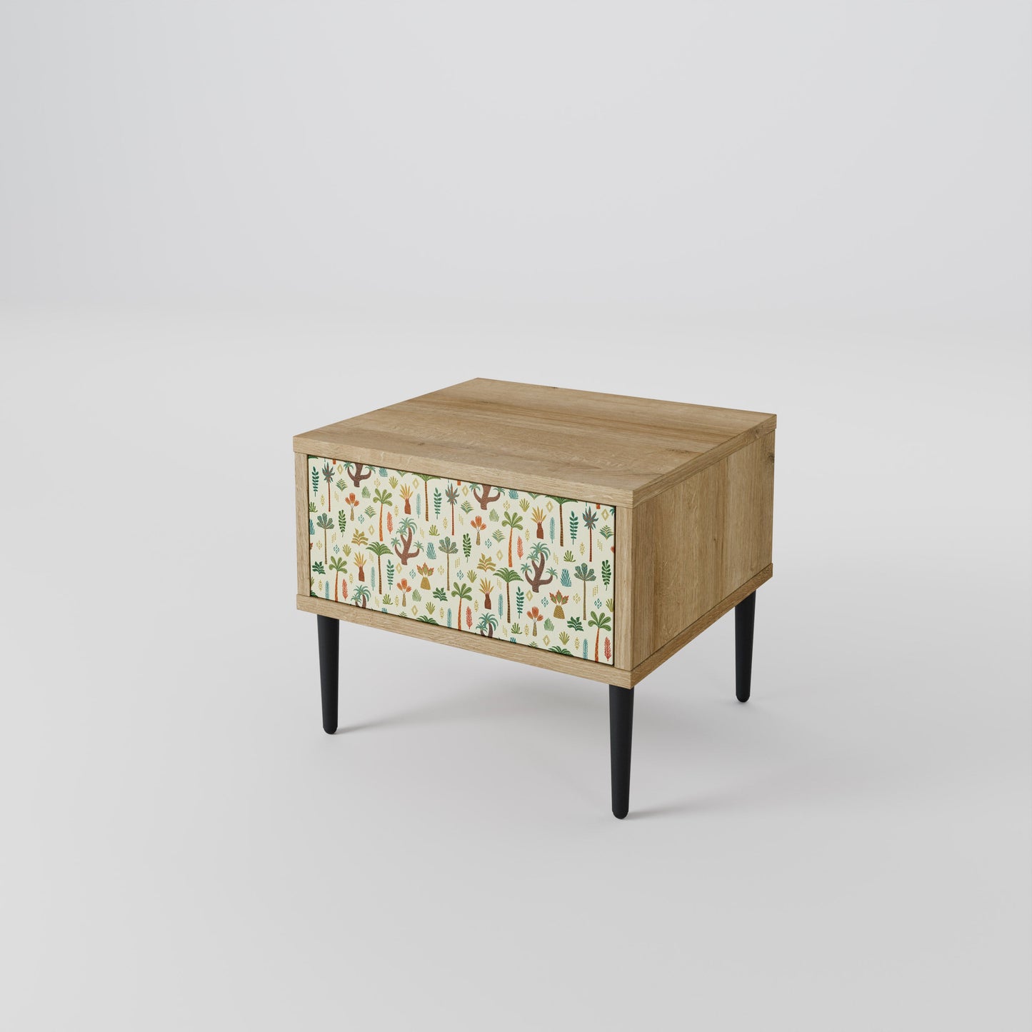 Comodino PALM SPRING in effetto rovere