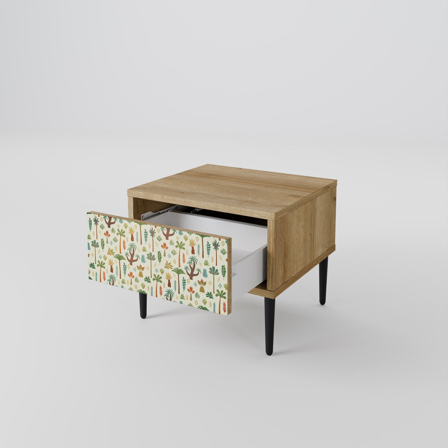 Comodino PALM SPRING in effetto rovere