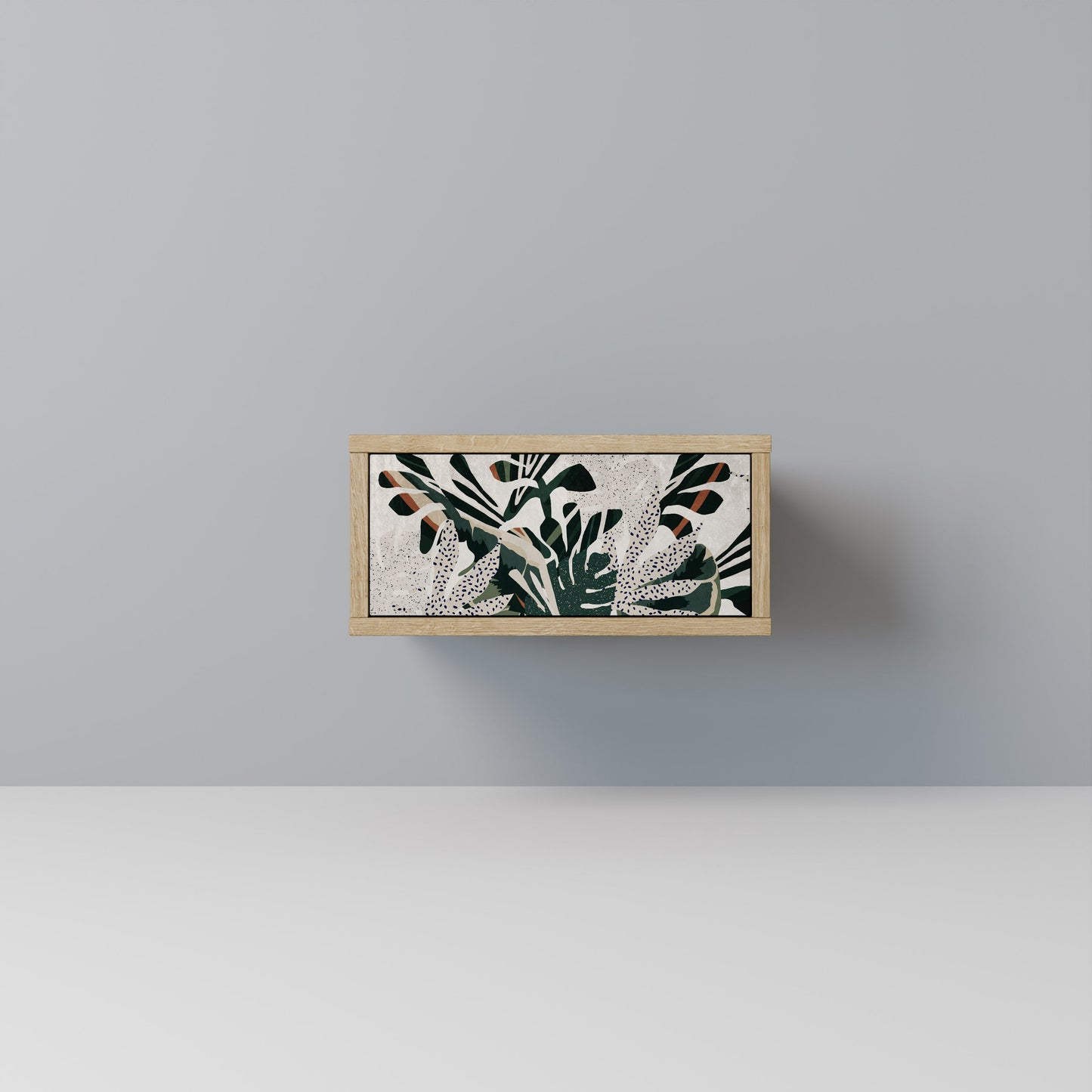 Comodino VERDURE FORMATION in effetto rovere