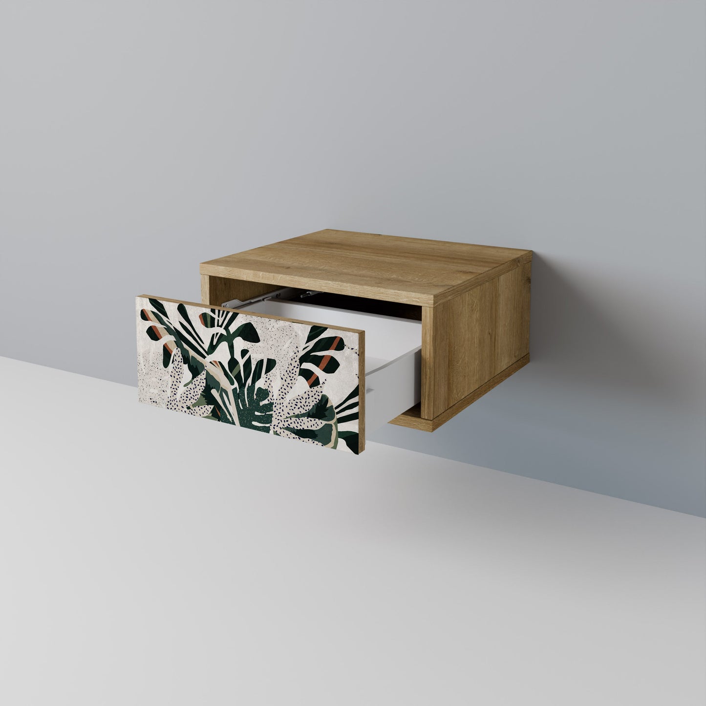 Comodino VERDURE FORMATION in effetto rovere