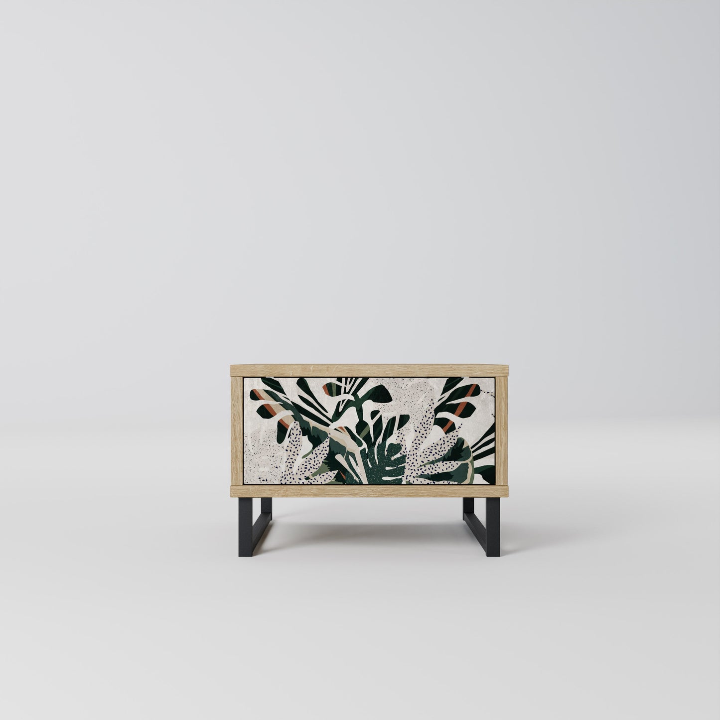 Comodino VERDURE FORMATION in effetto rovere