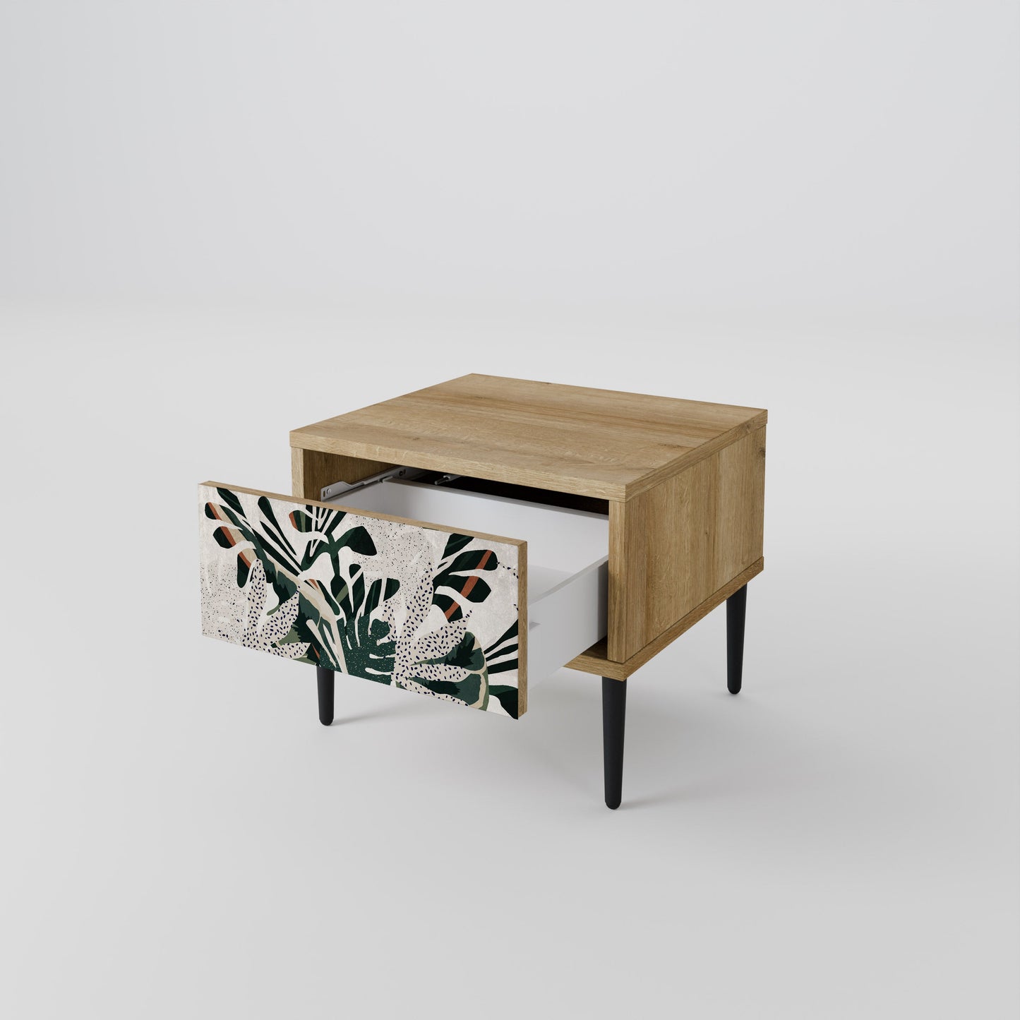 Comodino VERDURE FORMATION in effetto rovere