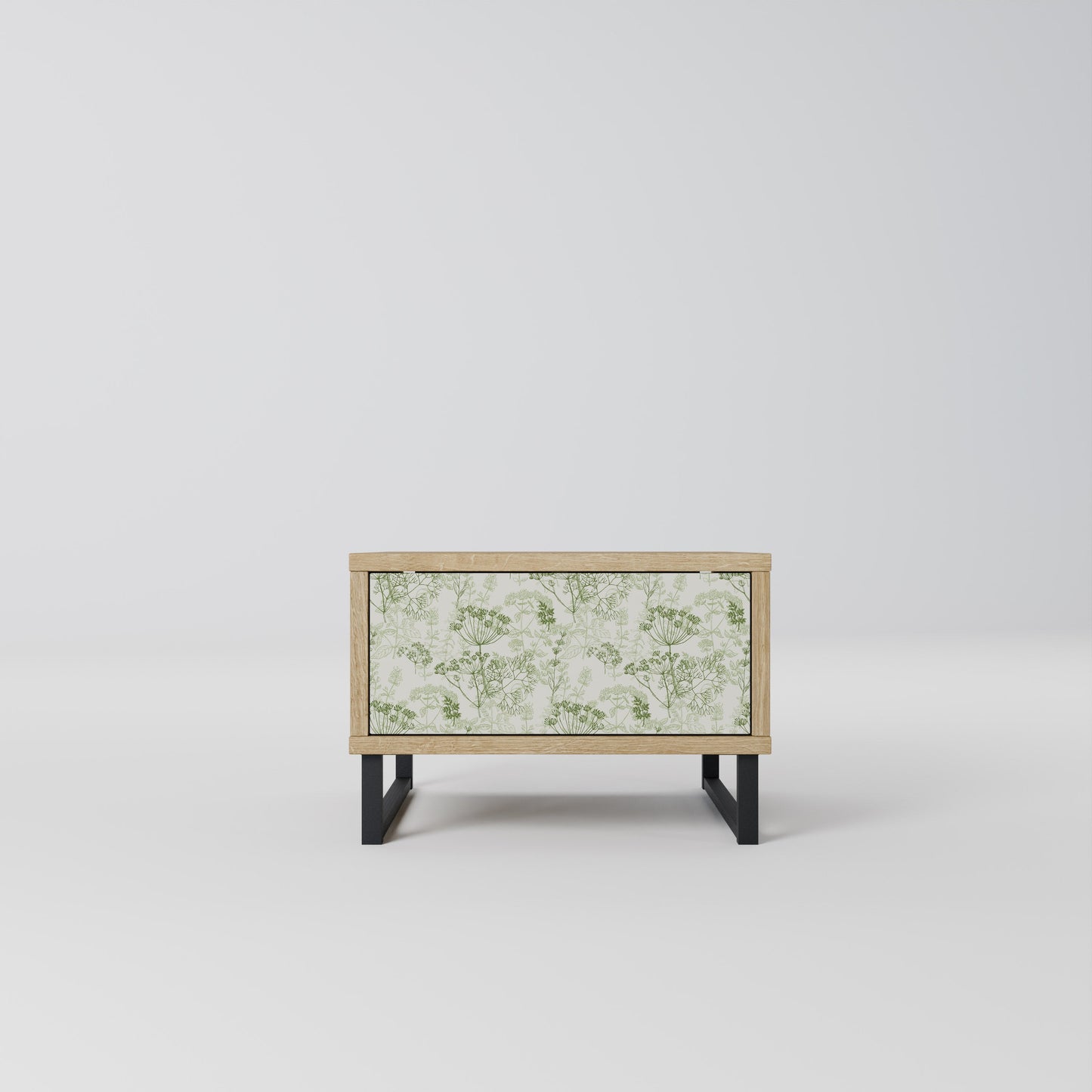 Comodino FENNEL BALDACHIN in effetto rovere