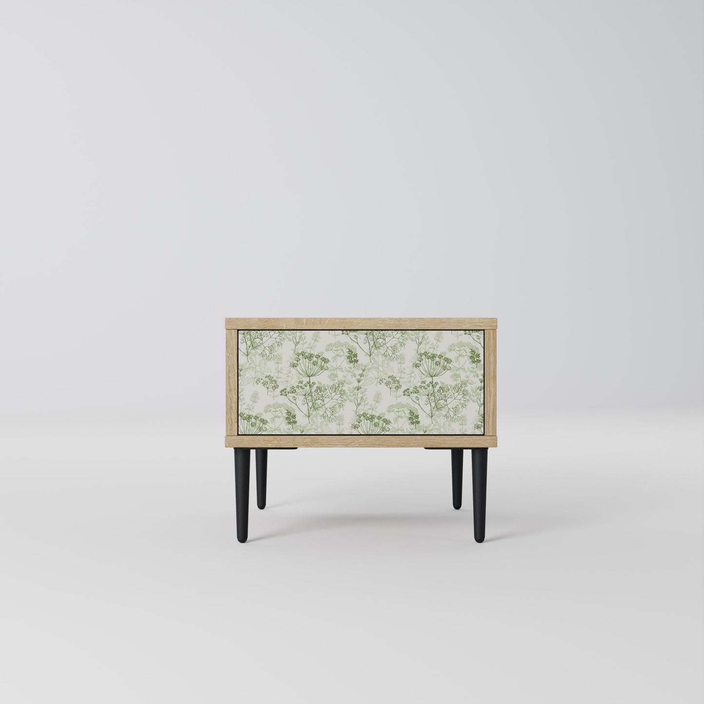 Comodino FENNEL BALDACHIN in effetto rovere