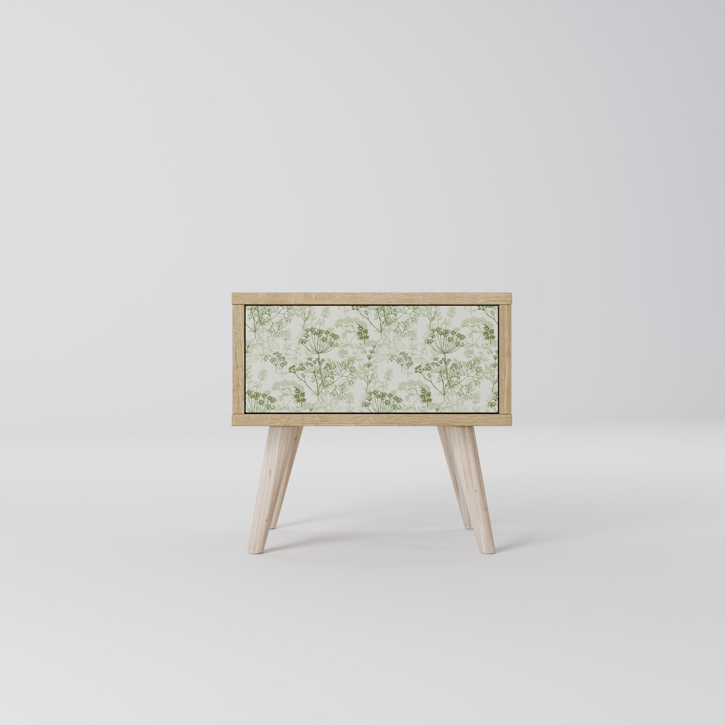 Comodino FENNEL BALDACHIN in effetto rovere