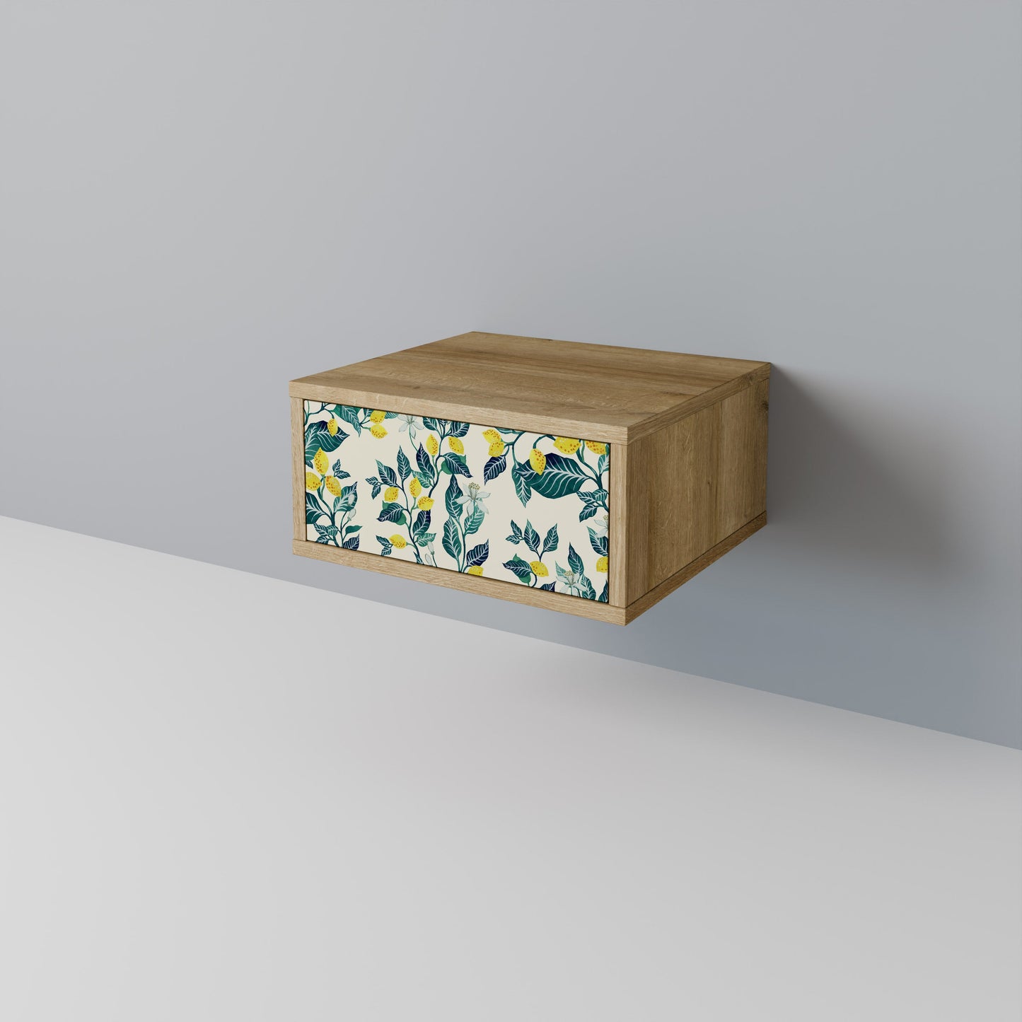 LEMON TREE Nightstand in Oak Effect