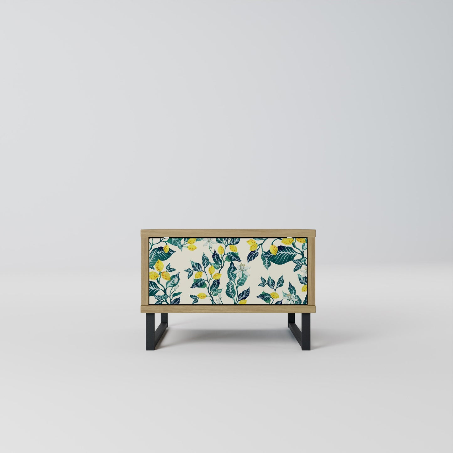 LEMON TREE Nightstand in Oak Effect