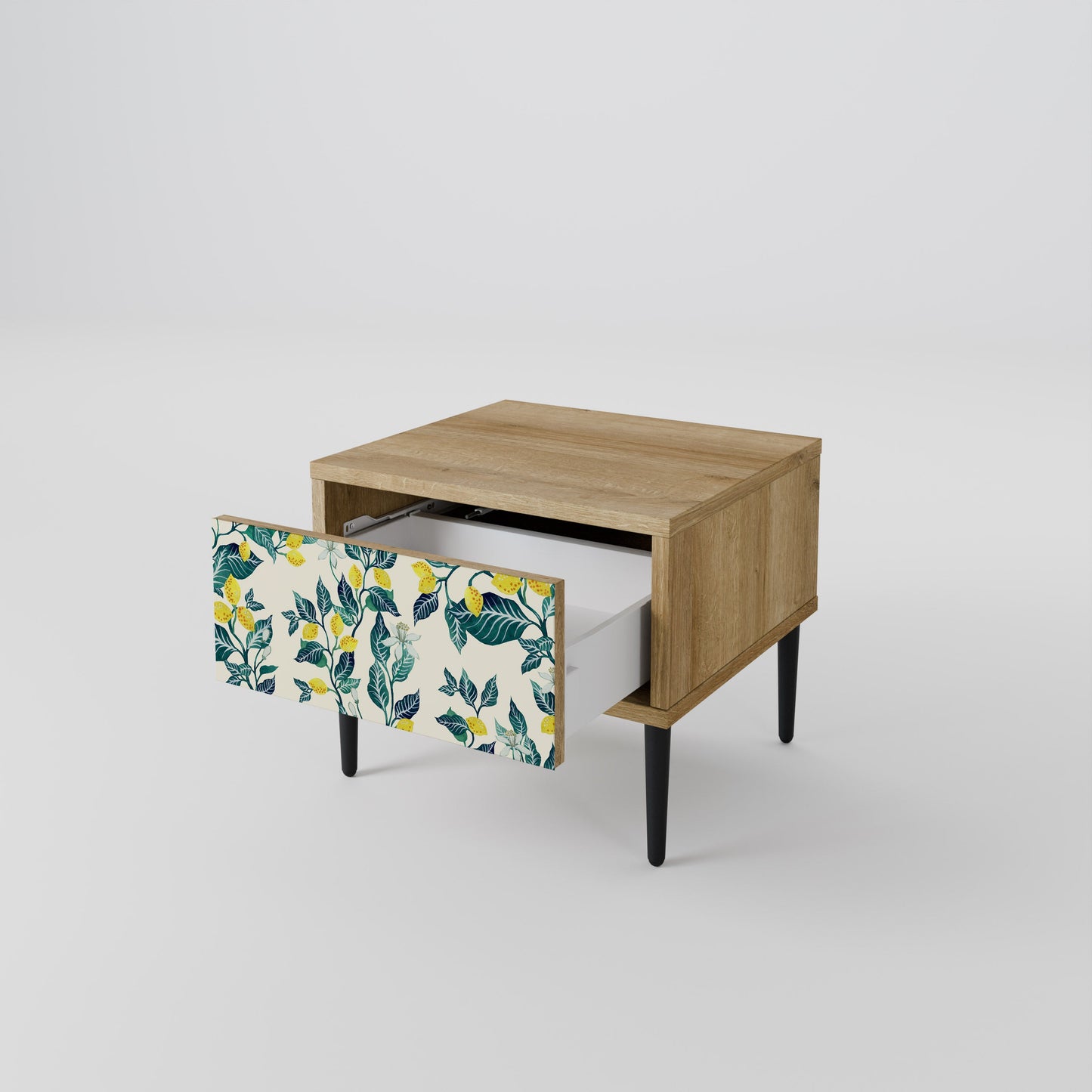 LEMON TREE Nightstand in Oak Effect