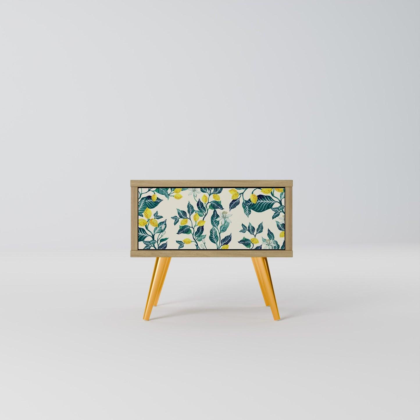 LEMON TREE Nightstand in Oak Effect