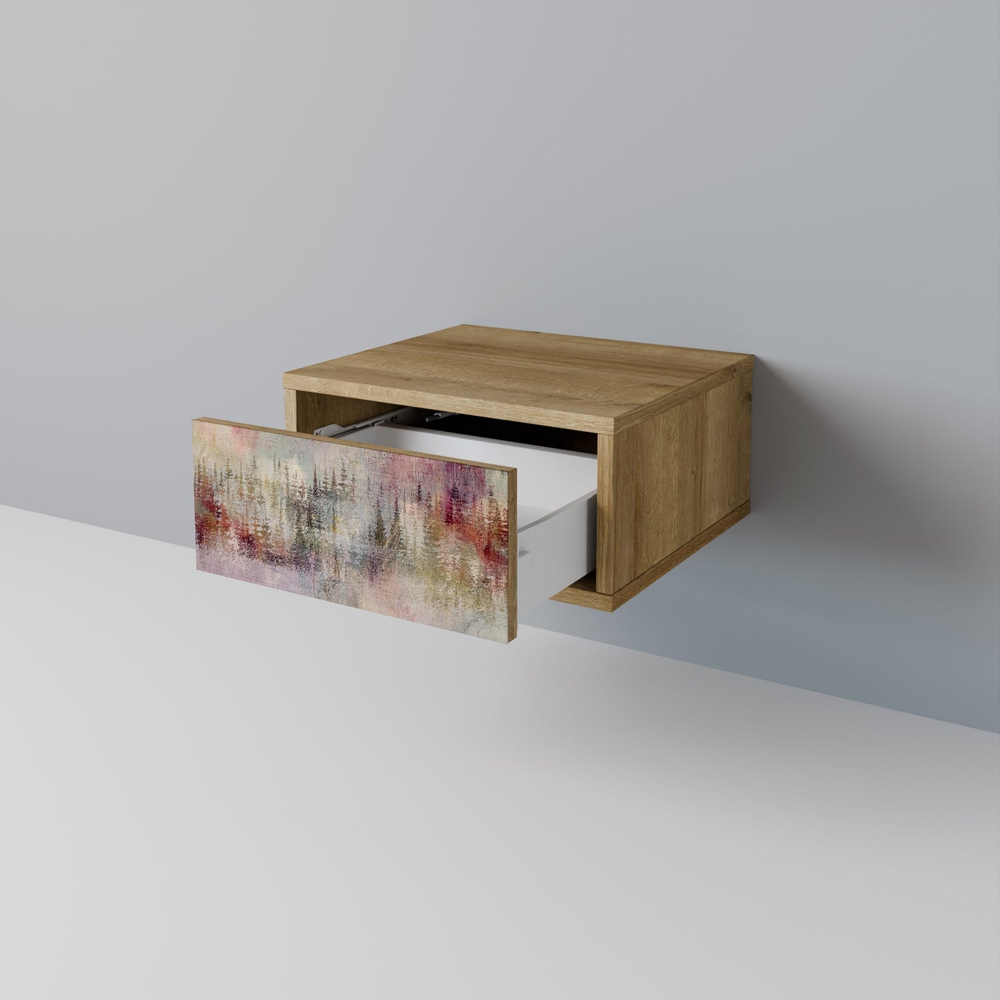 Comodino VEILED SUMMIT effetto rovere