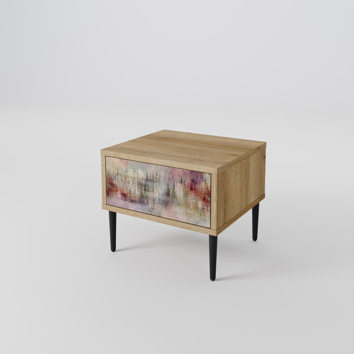 Comodino VEILED SUMMIT effetto rovere