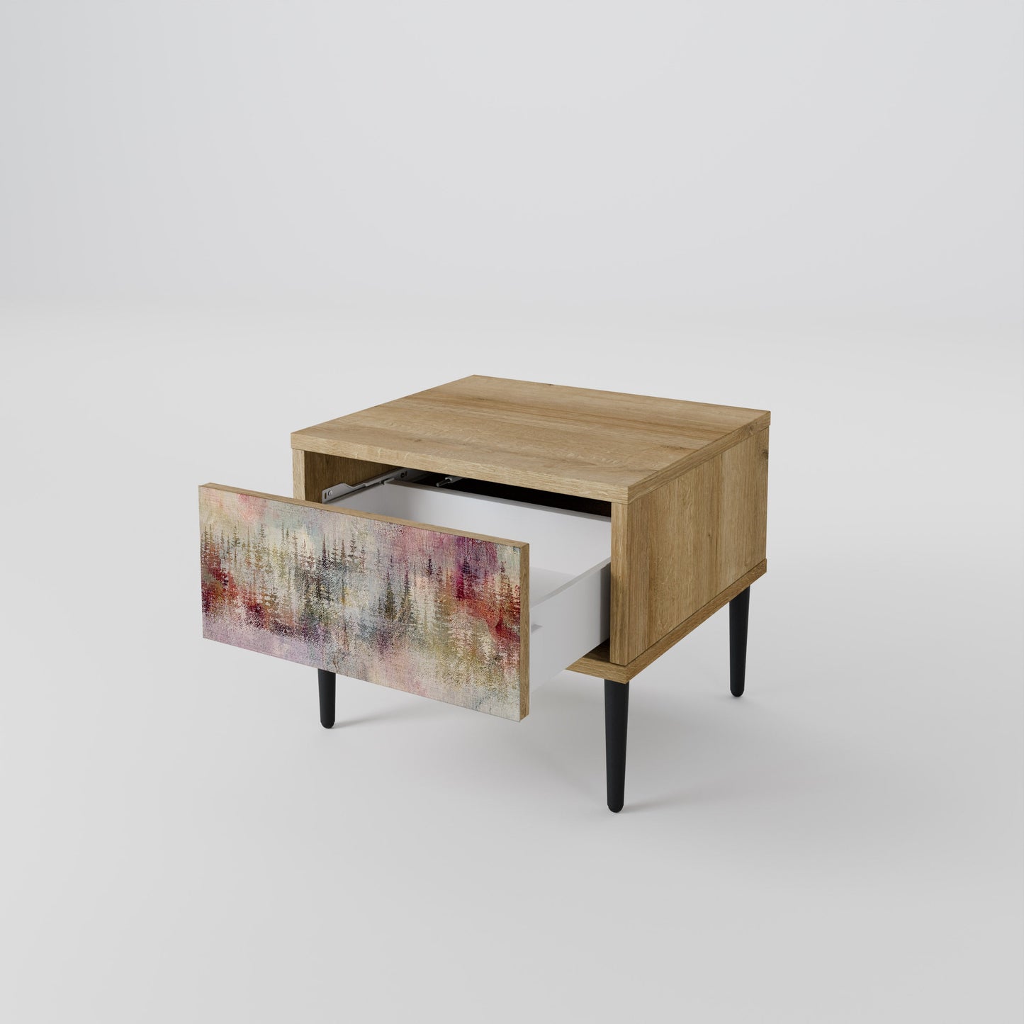 Comodino VEILED SUMMIT effetto rovere