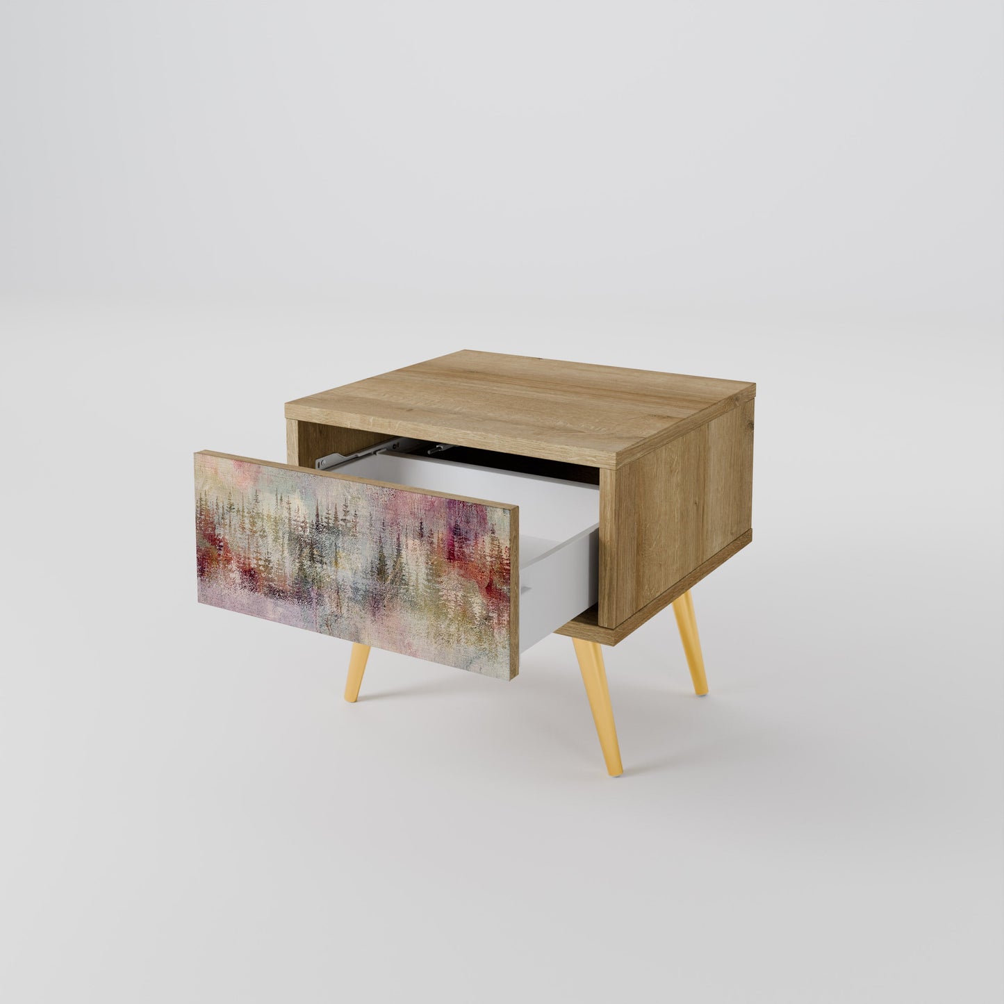 Comodino VEILED SUMMIT effetto rovere