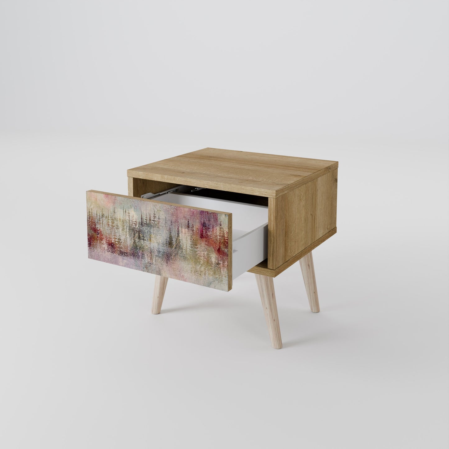 Comodino VEILED SUMMIT effetto rovere