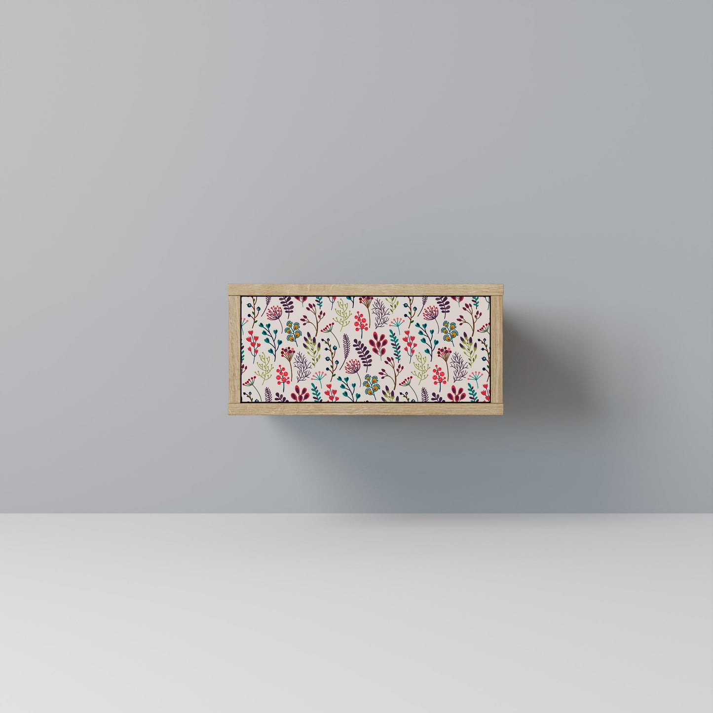 Comodino AUTUMN SUNDRIES in effetto rovere