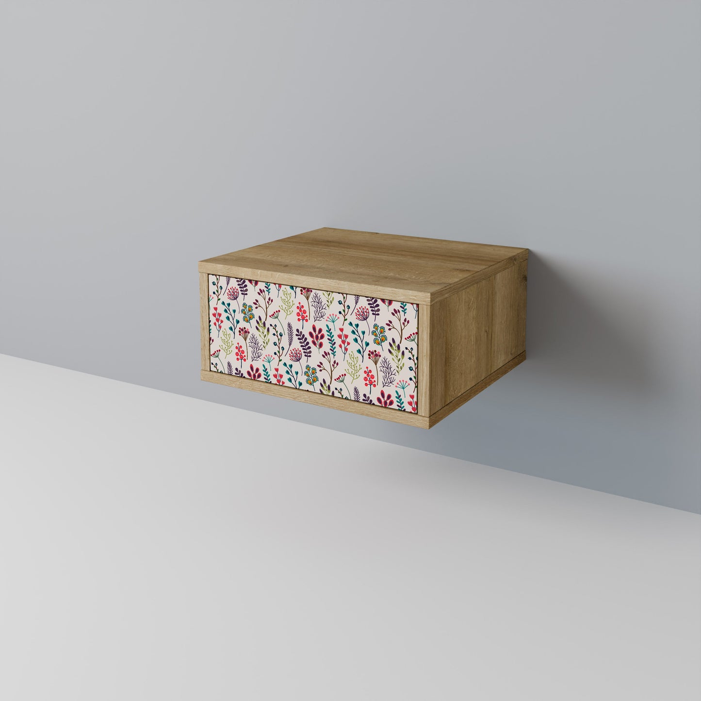 Comodino AUTUMN SUNDRIES in effetto rovere