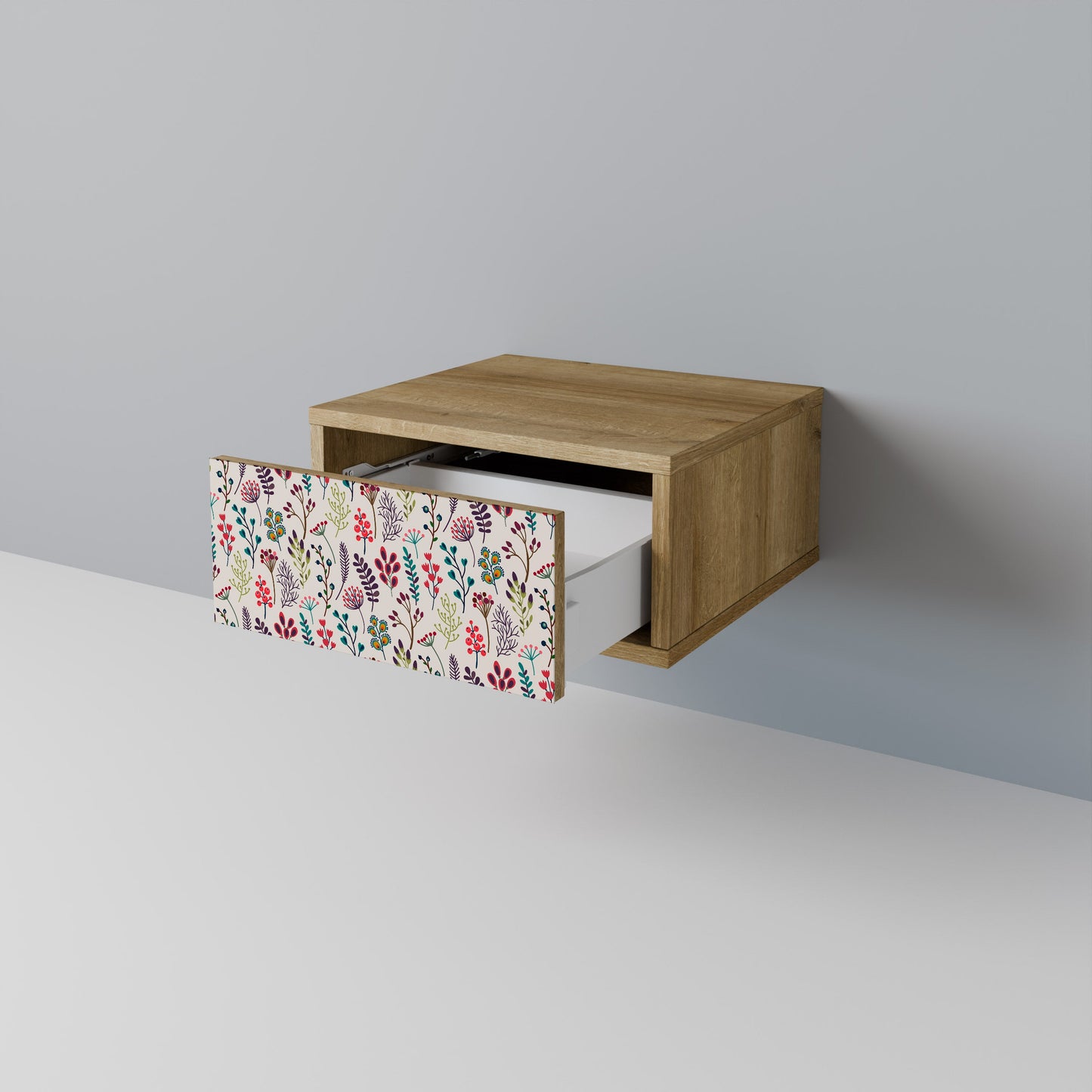 Comodino AUTUMN SUNDRIES in effetto rovere