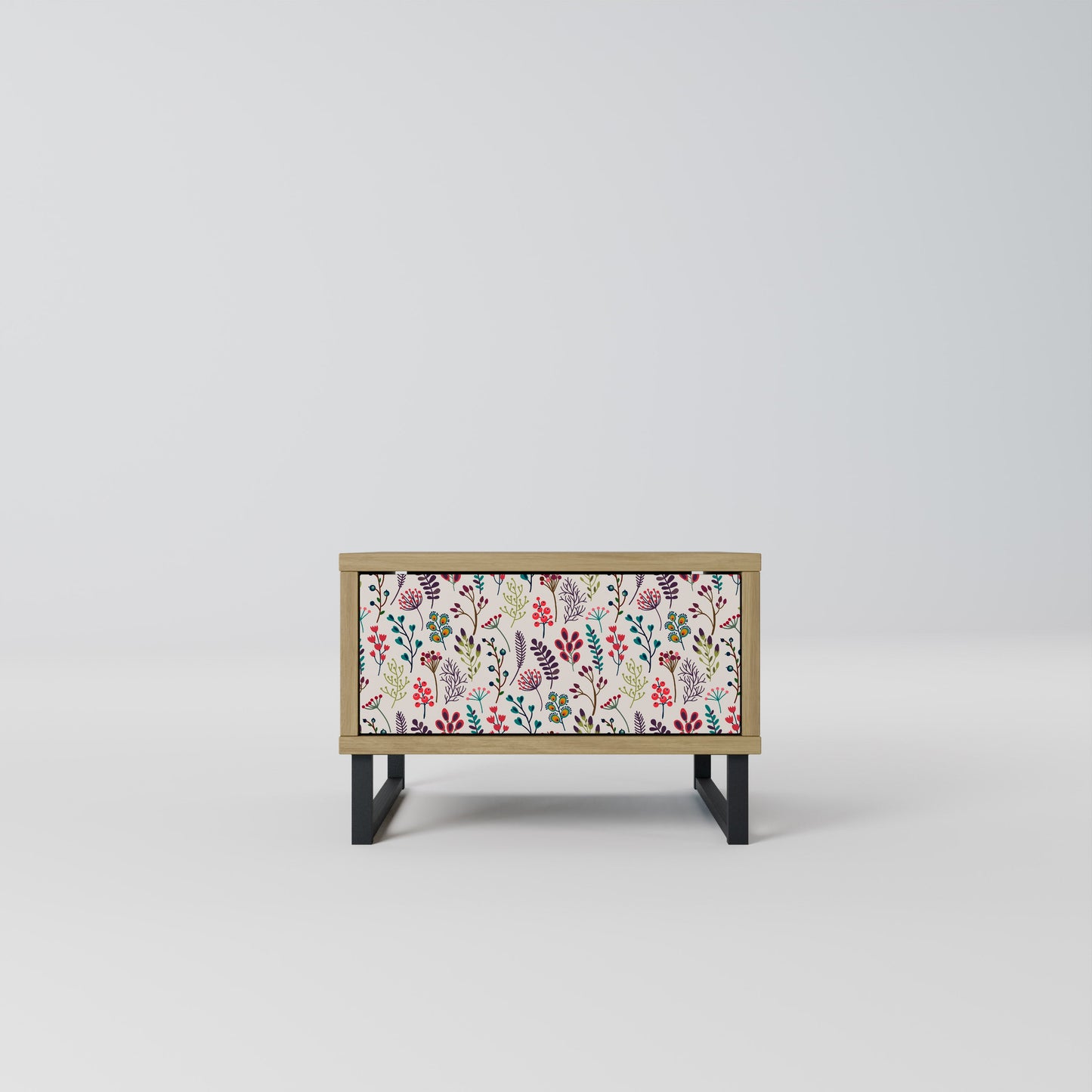 Comodino AUTUMN SUNDRIES in effetto rovere