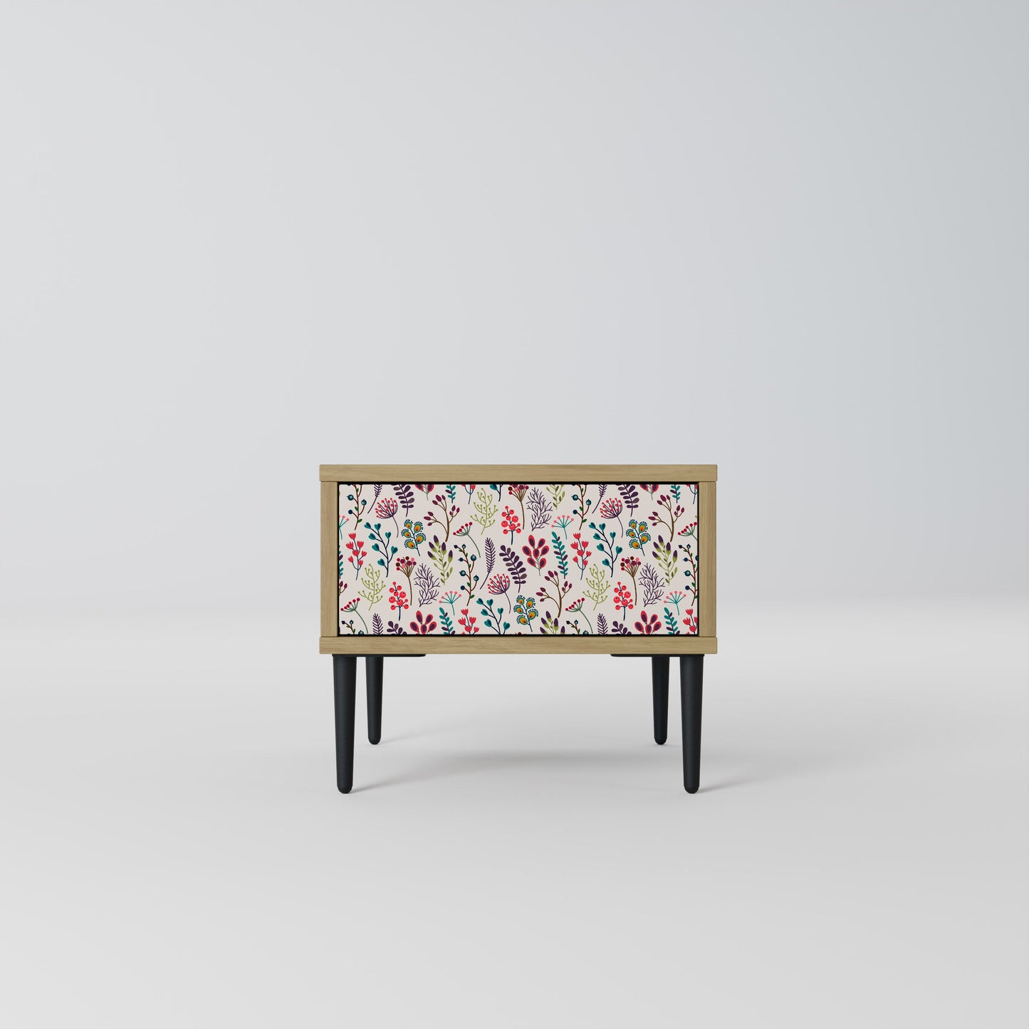 Comodino AUTUMN SUNDRIES in effetto rovere