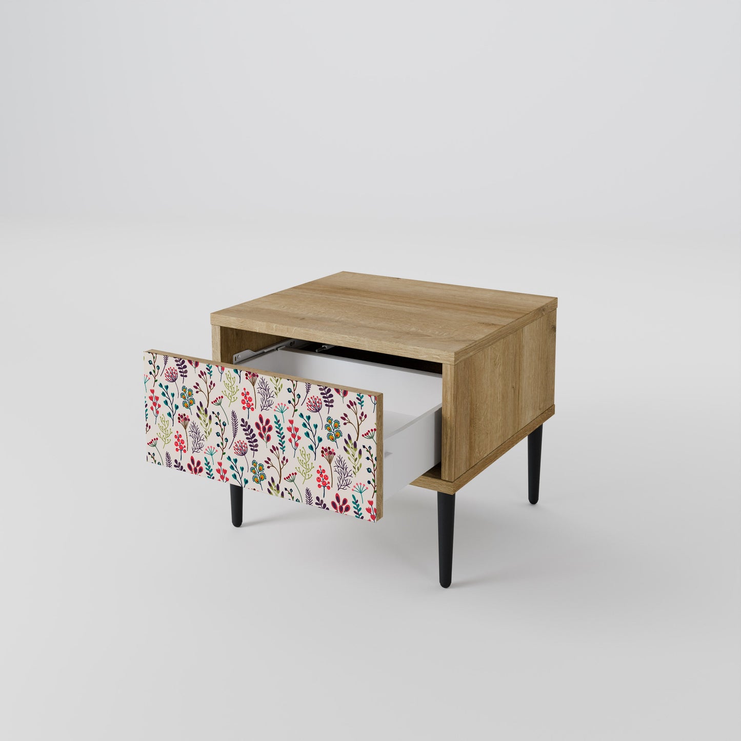 Comodino AUTUMN SUNDRIES in effetto rovere