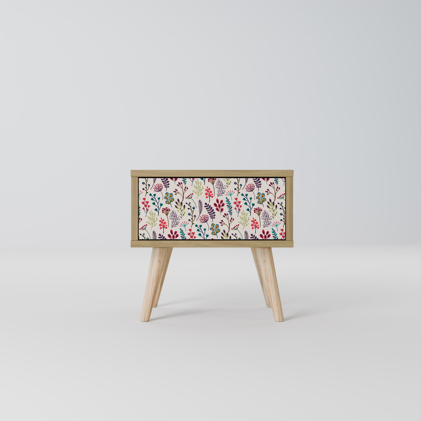Comodino AUTUMN SUNDRIES in effetto rovere