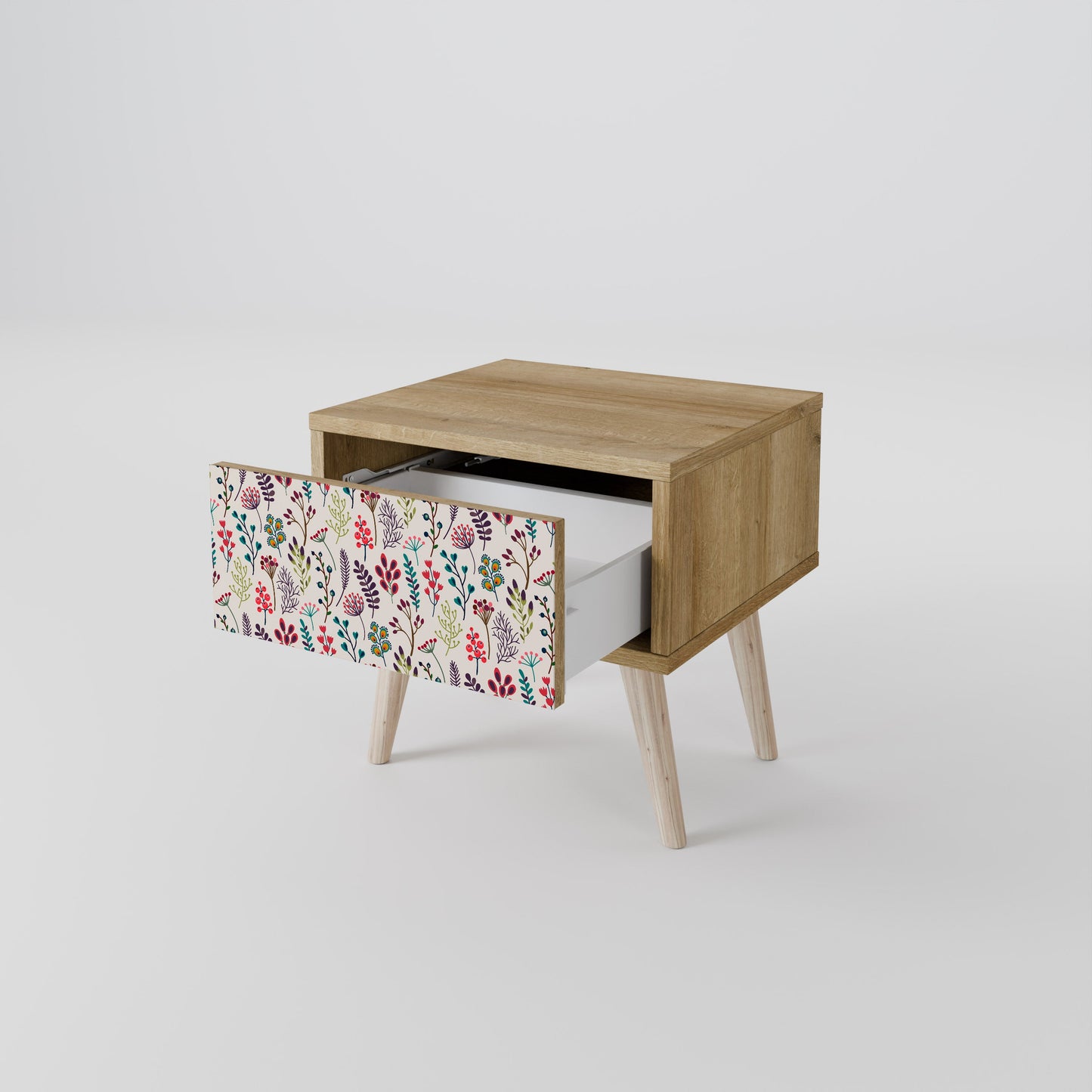 Comodino AUTUMN SUNDRIES in effetto rovere
