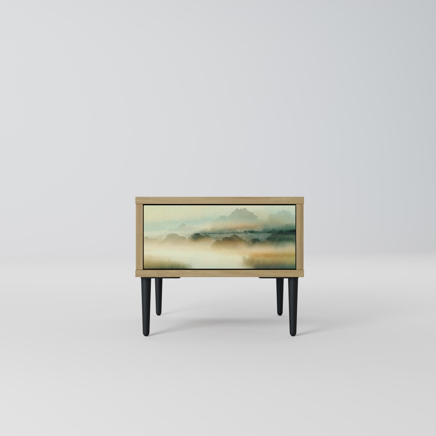 MORNING BY THE LAKE Nightstand in Oak Effect
