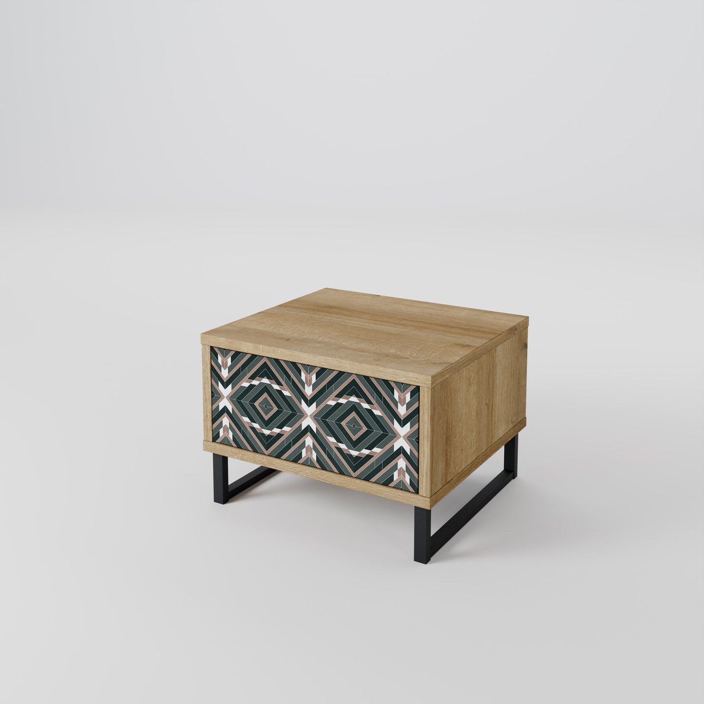 Comodino DIMENSION DELIGHTS in effetto rovere