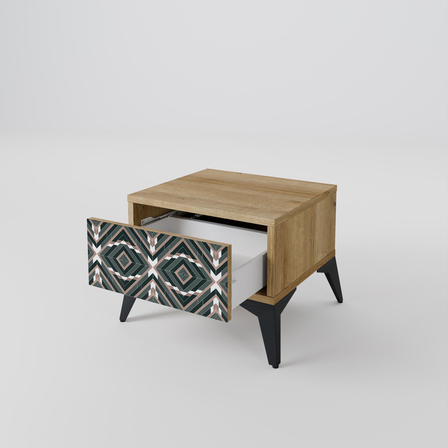 Comodino DIMENSION DELIGHTS in effetto rovere