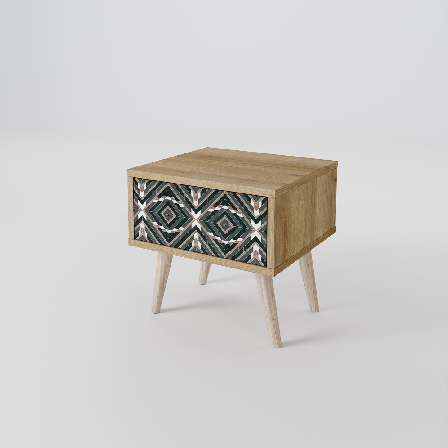 Comodino DIMENSION DELIGHTS in effetto rovere