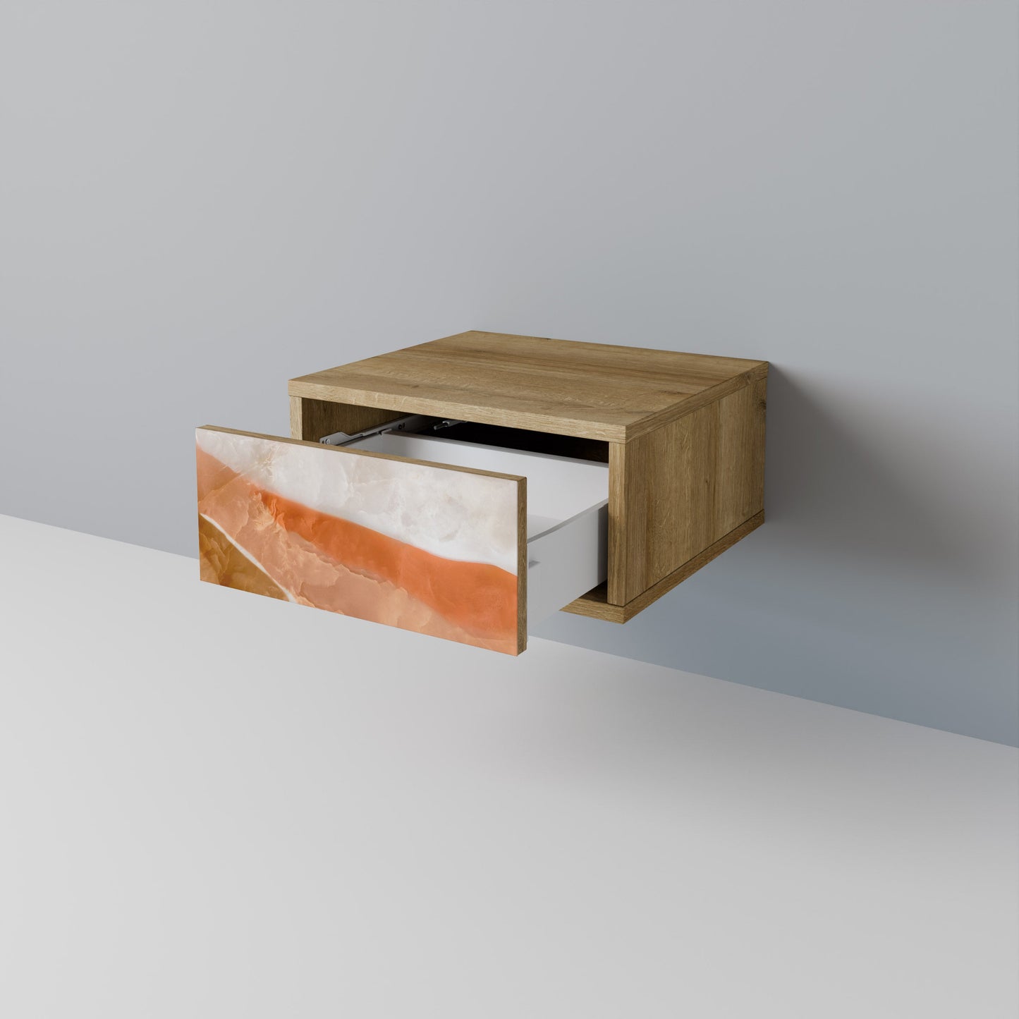 Comodino SANDHILLS SPLENDOUR in effetto rovere