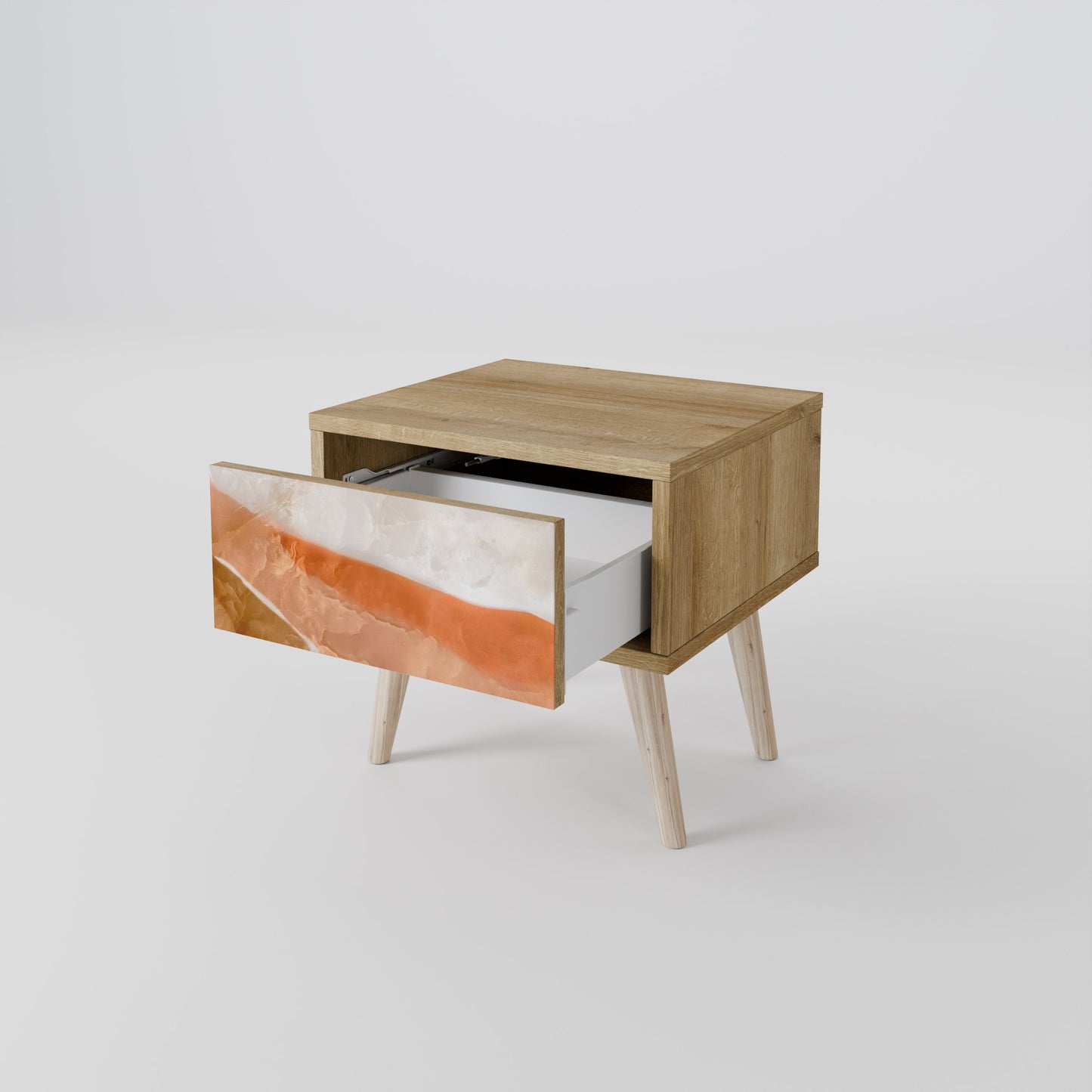 Comodino SANDHILLS SPLENDOUR in effetto rovere