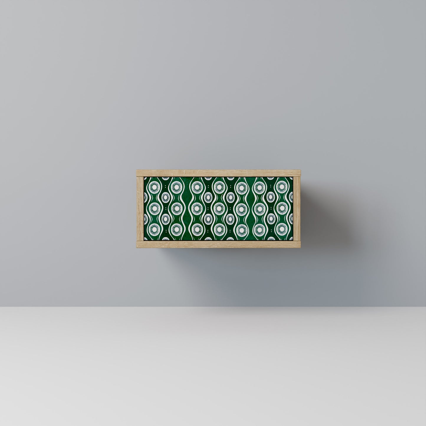 Comodino GREEN EYES effetto rovere