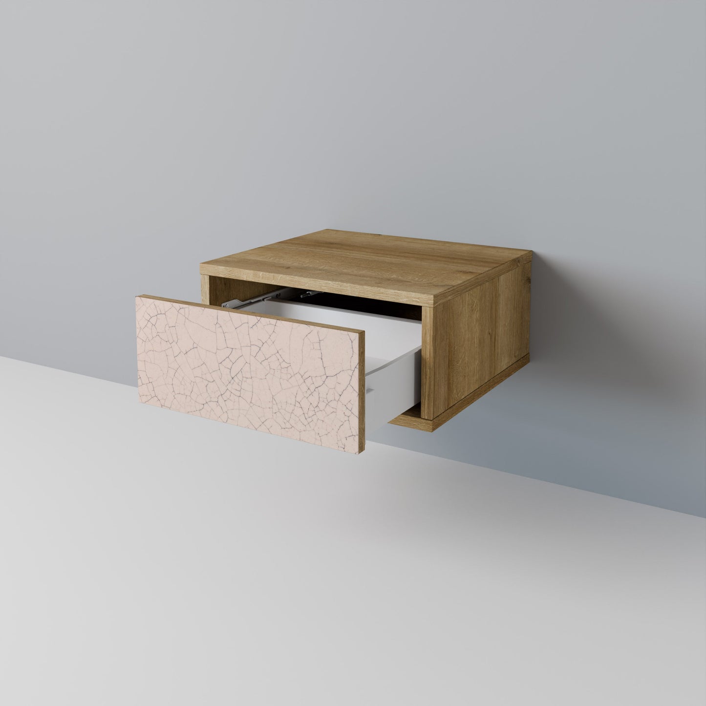 Comodino CERAMIC TEXTURE in effetto rovere