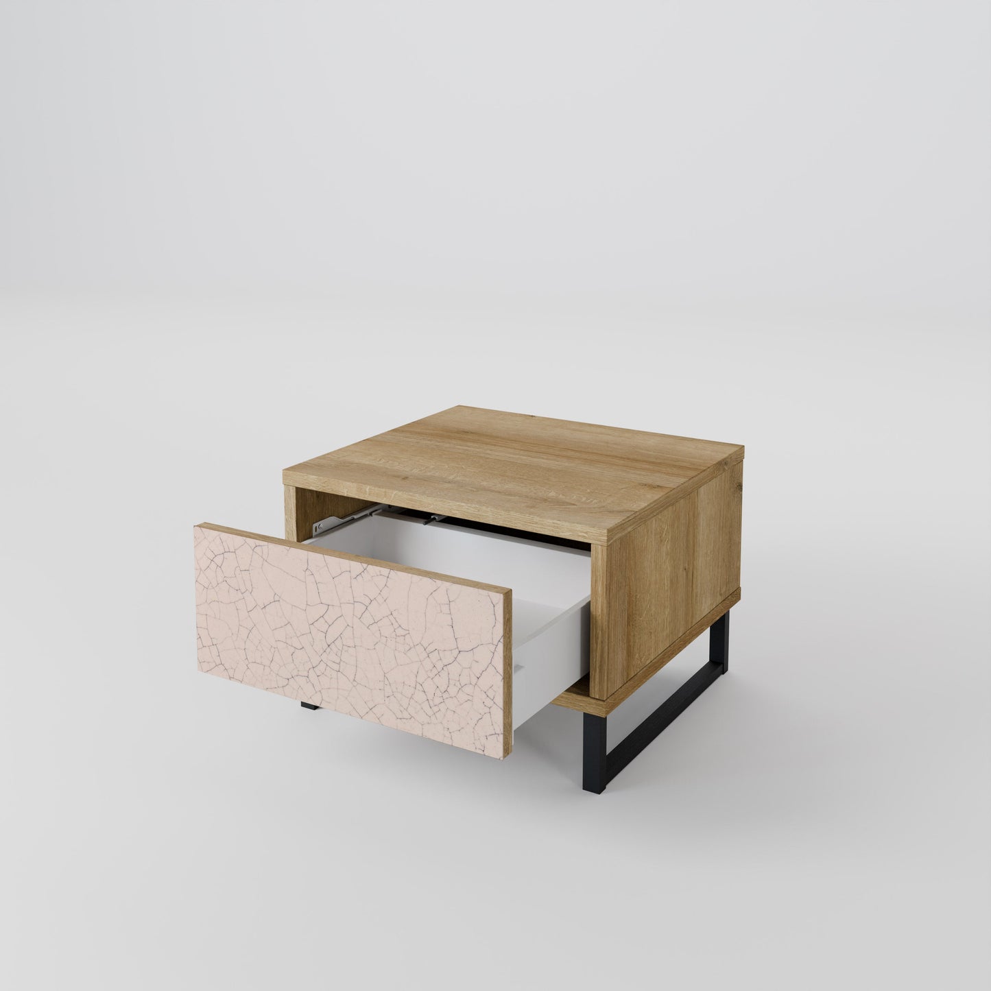 Comodino CERAMIC TEXTURE in effetto rovere