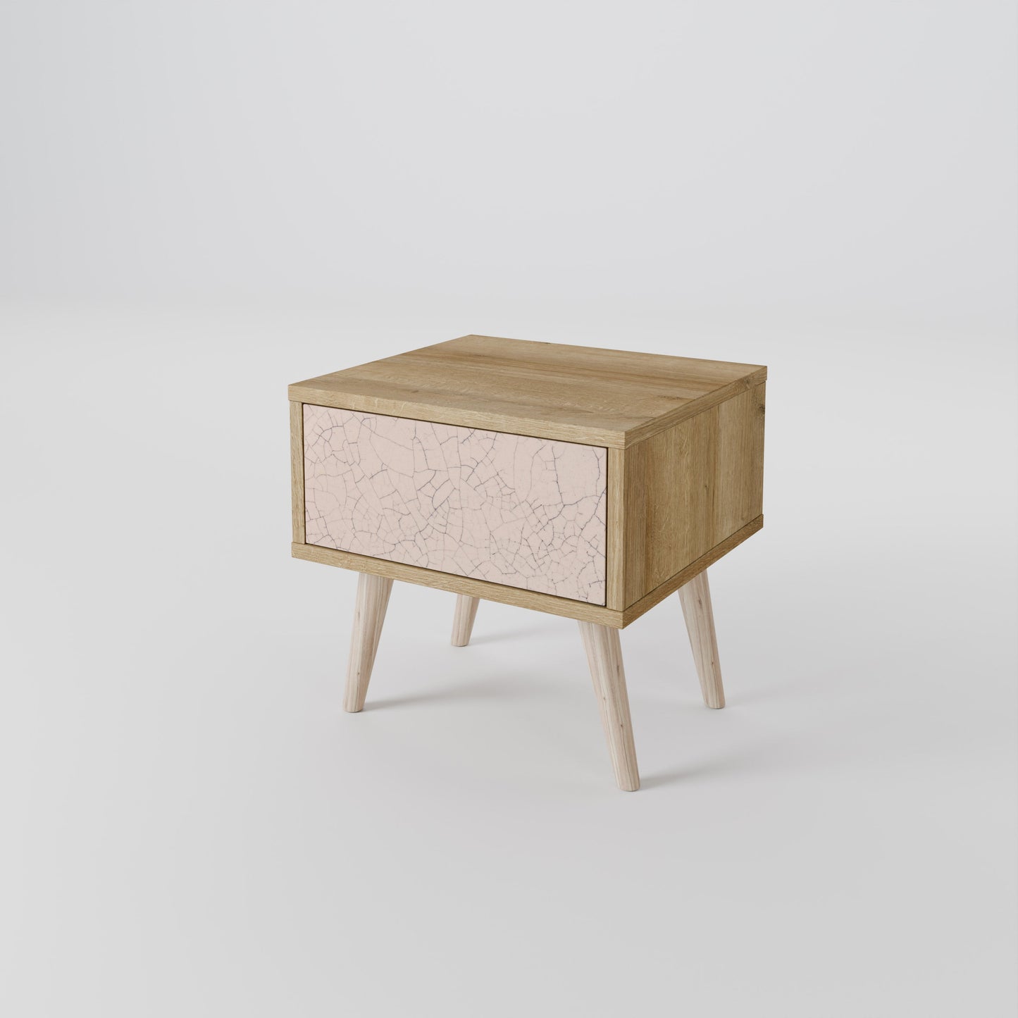Comodino CERAMIC TEXTURE in effetto rovere