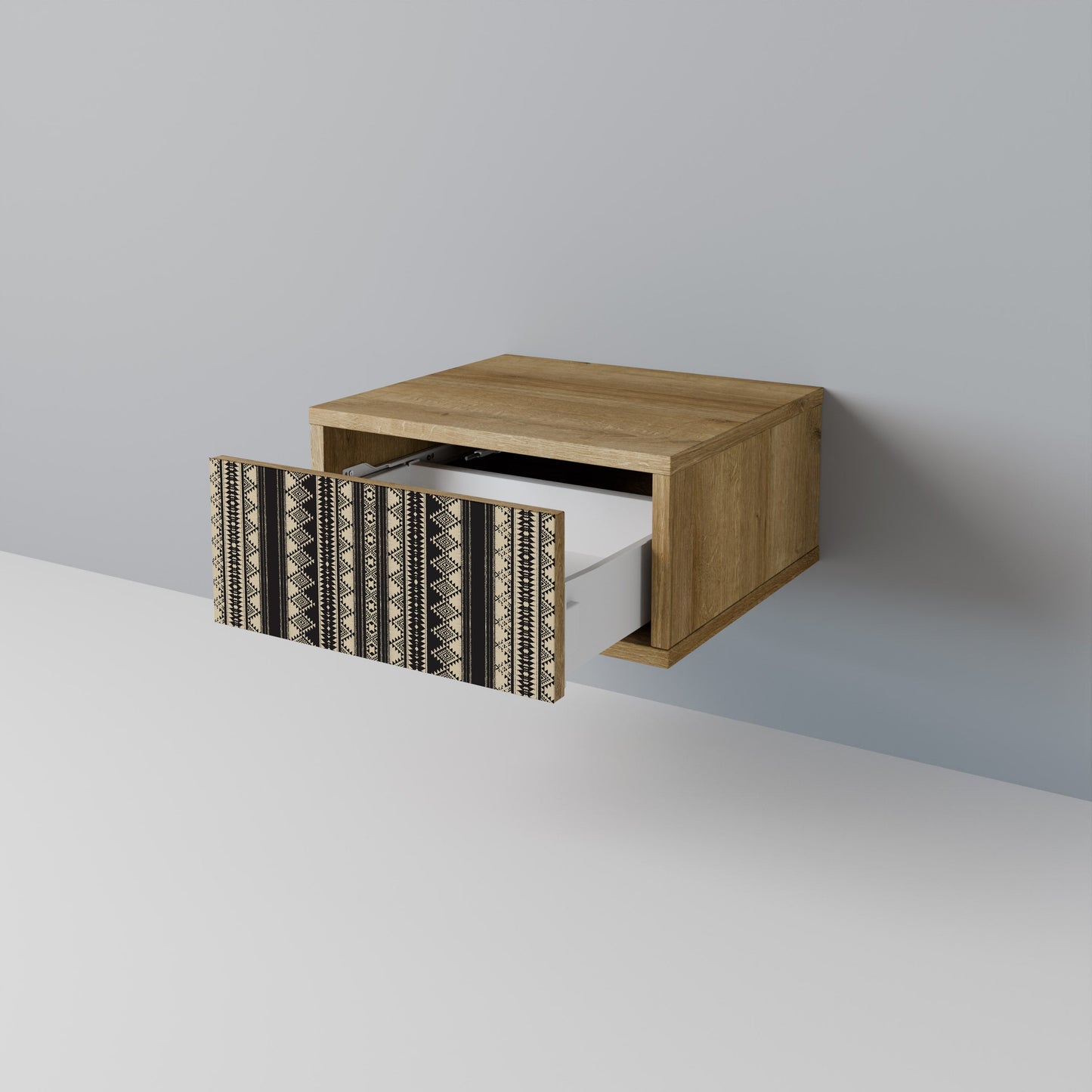 Comodino AZTEC in effetto rovere