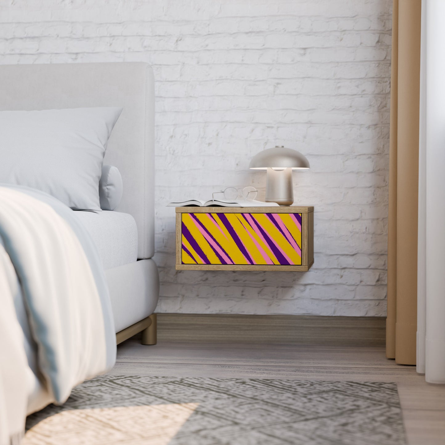 I SOGNI DIVENTANO REALTÀ Comodino effetto rovere