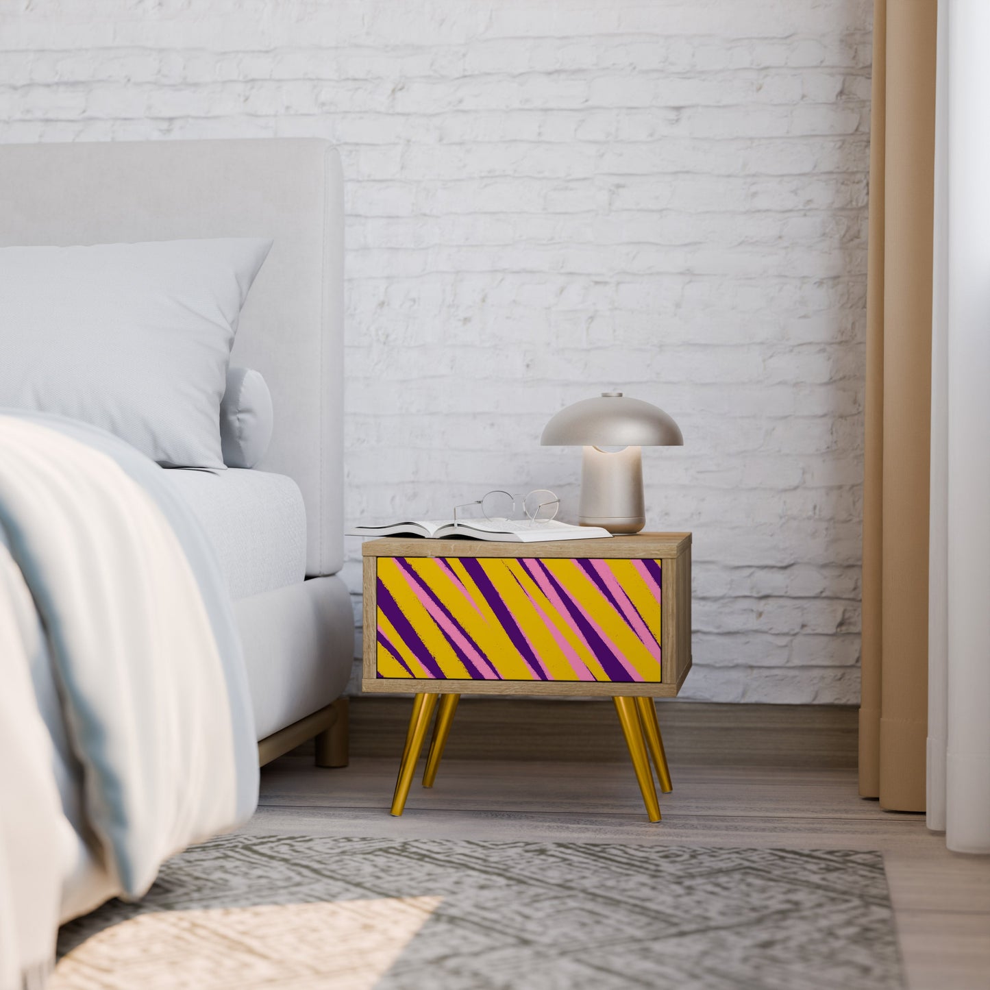 I SOGNI DIVENTANO REALTÀ Comodino effetto rovere