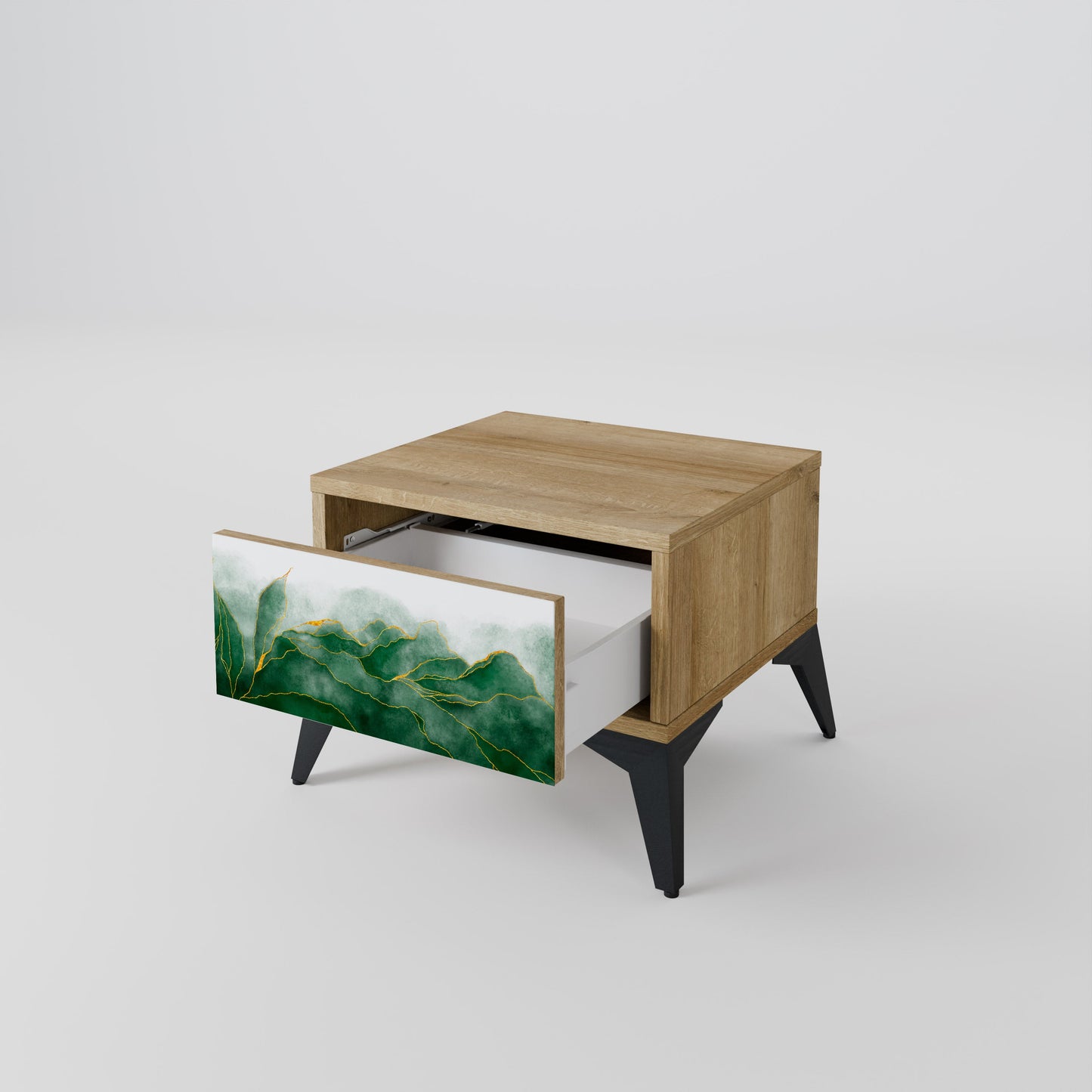 Comodino EXPENSIVE NATURE in effetto rovere