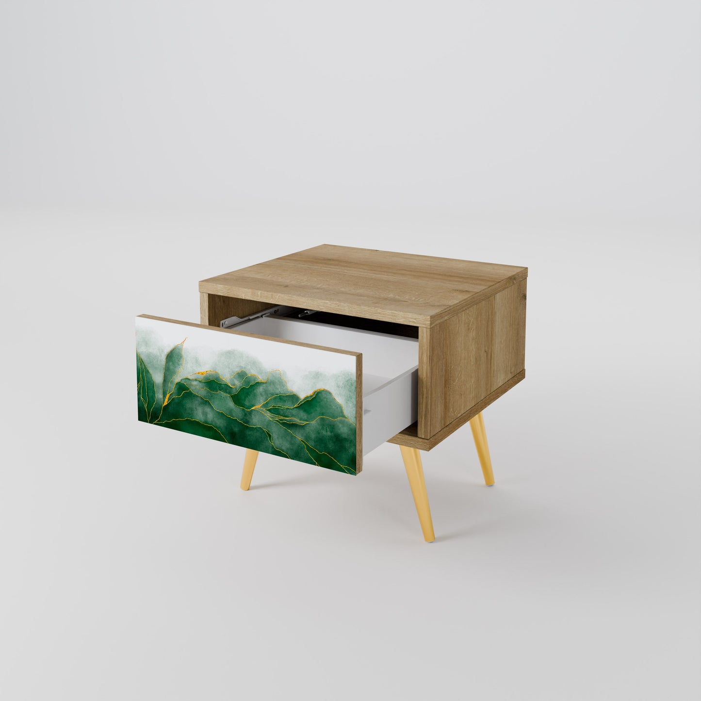 Comodino EXPENSIVE NATURE in effetto rovere